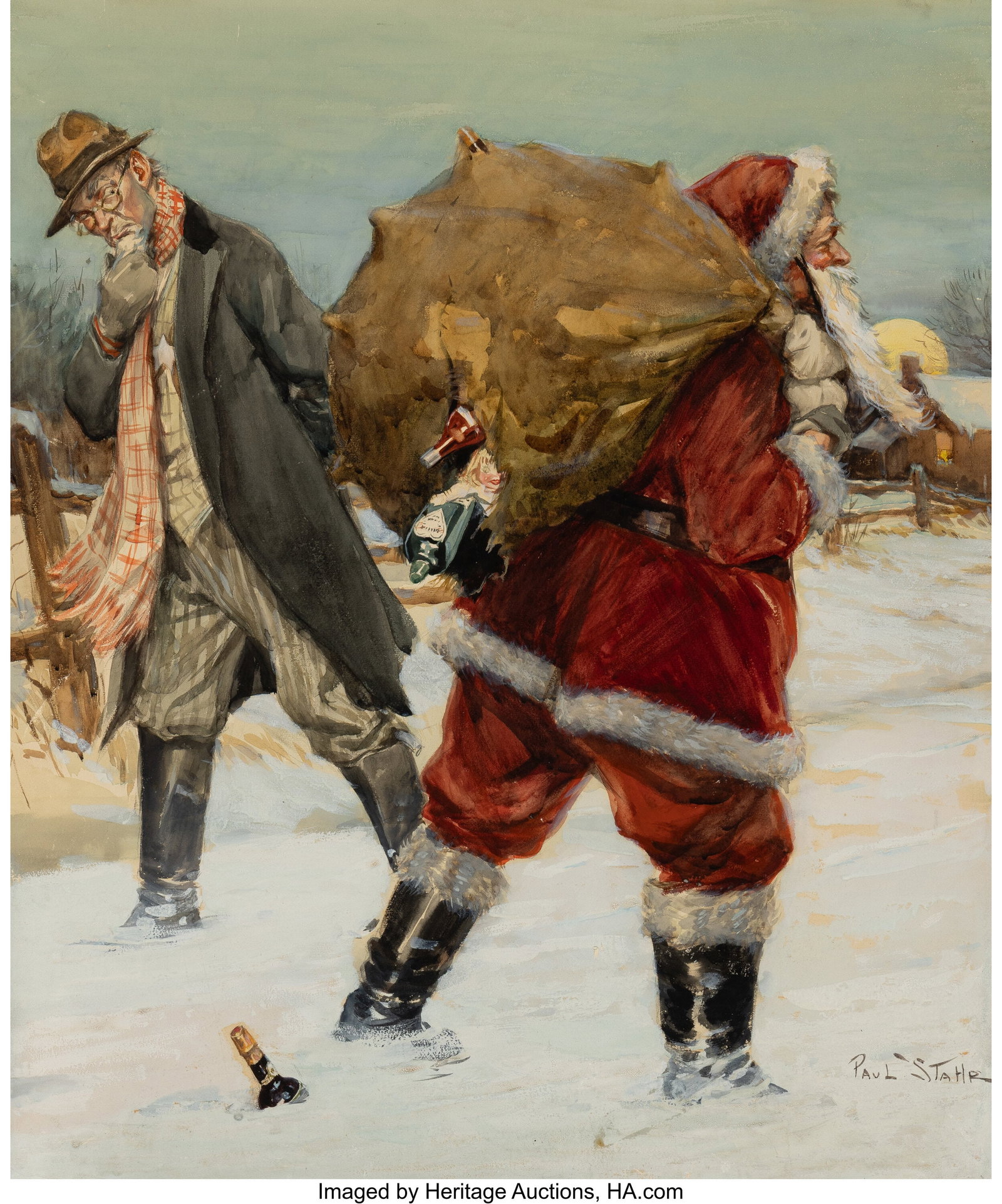 Paul C. Stahr (American, 1883-1953) The Bootlegg (1 of 4)