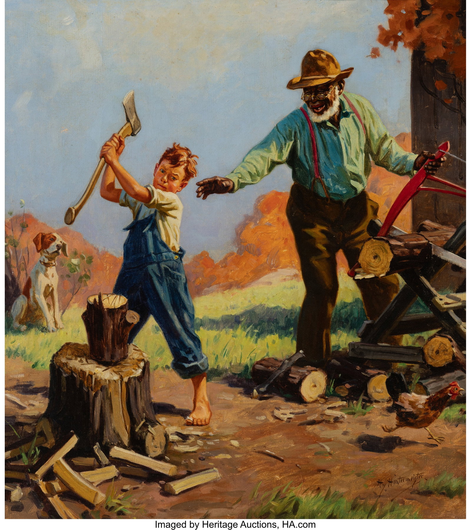 Hy (Henry) Hintermeister (American, 1897-1970) C (1 of 3)