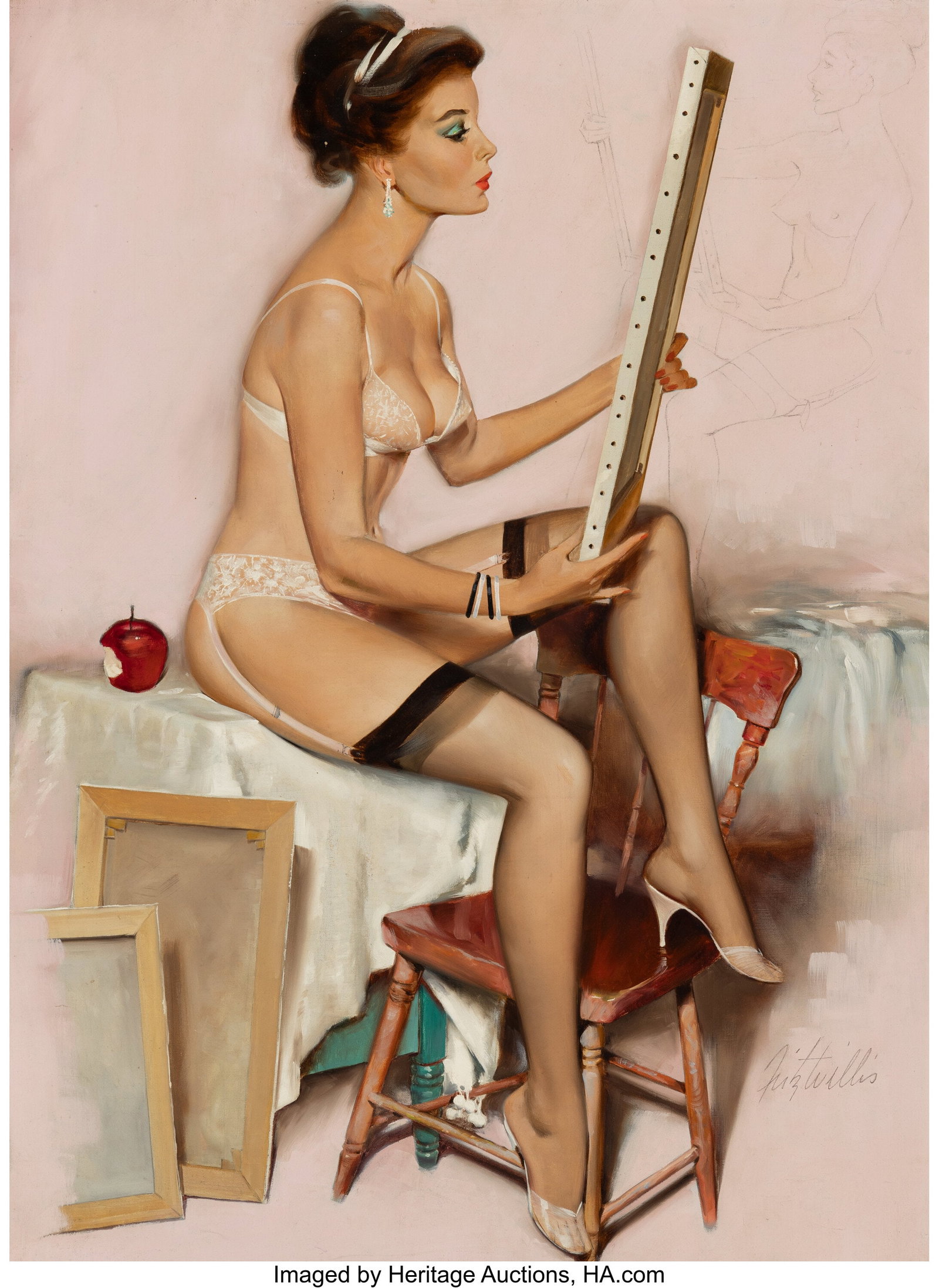 Fritz Willis (American, 1907-1979) Artist's Sket (1 of 3)