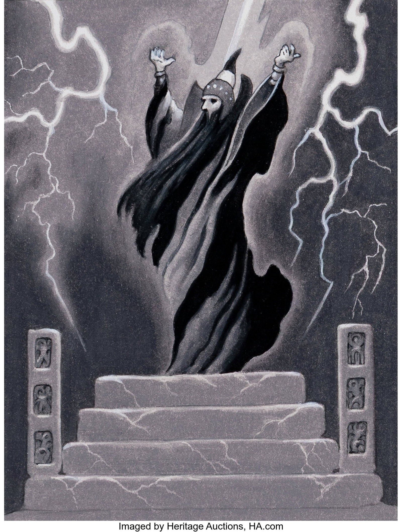 Stephen Fabian (American, 1930-2025) The Anarchi (1 of 4)