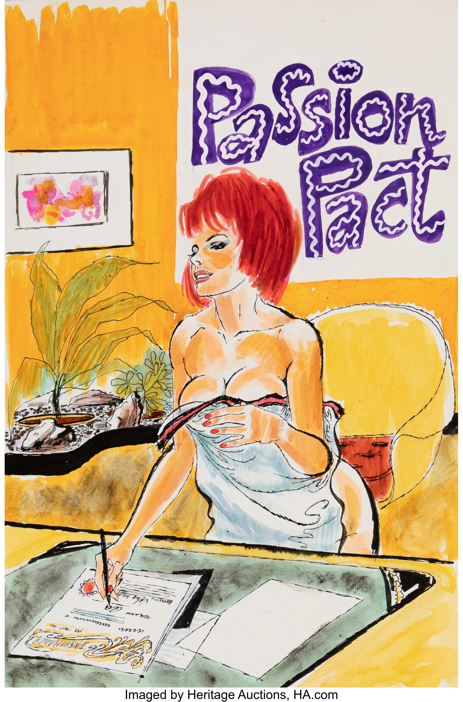 Oscar Liebman (American, 1919-2002) Passion Pact (1 of 3)