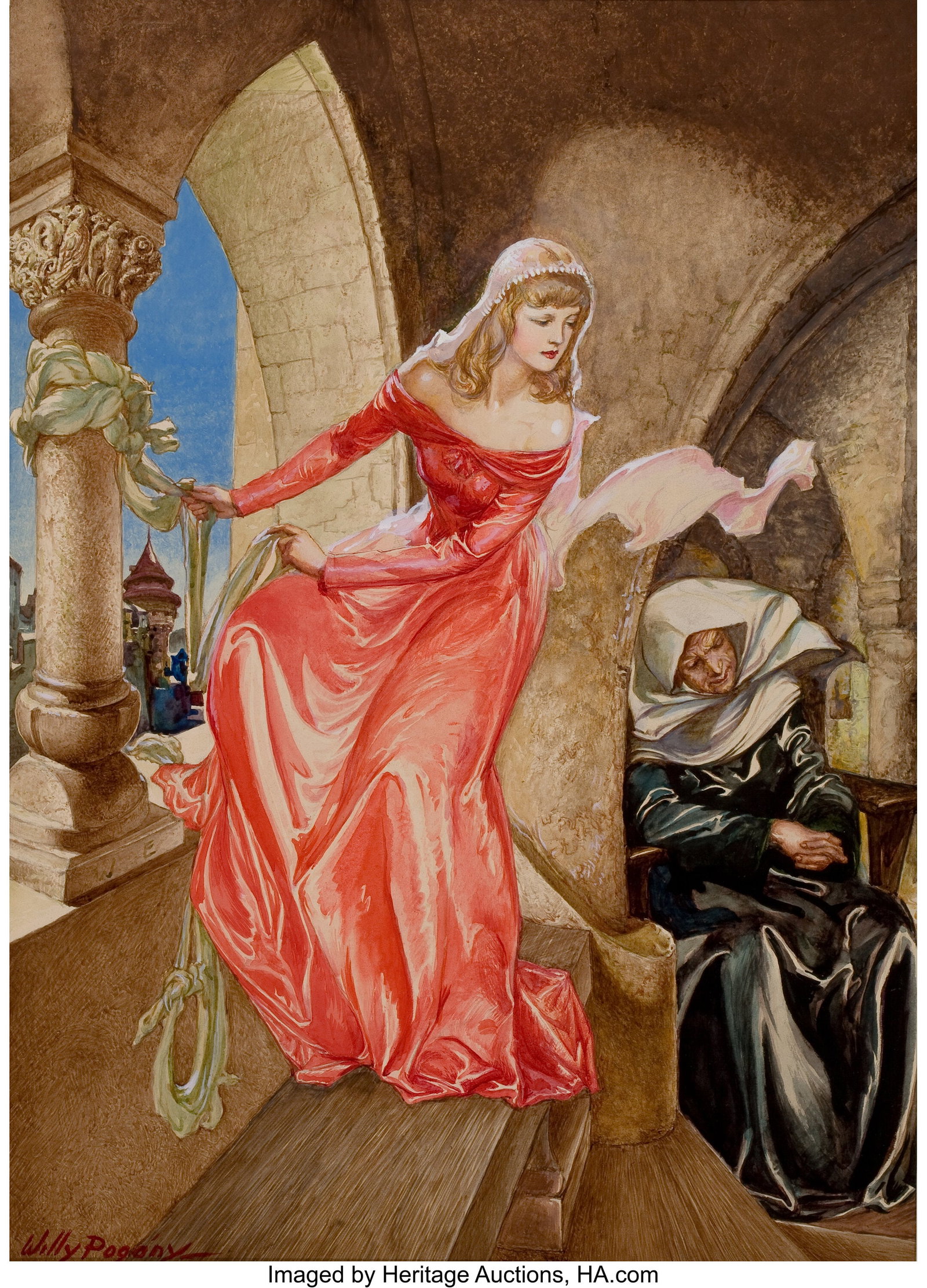 Willy Pogany (Hungarian/American, 1882-1955) Fai (1 of 3)