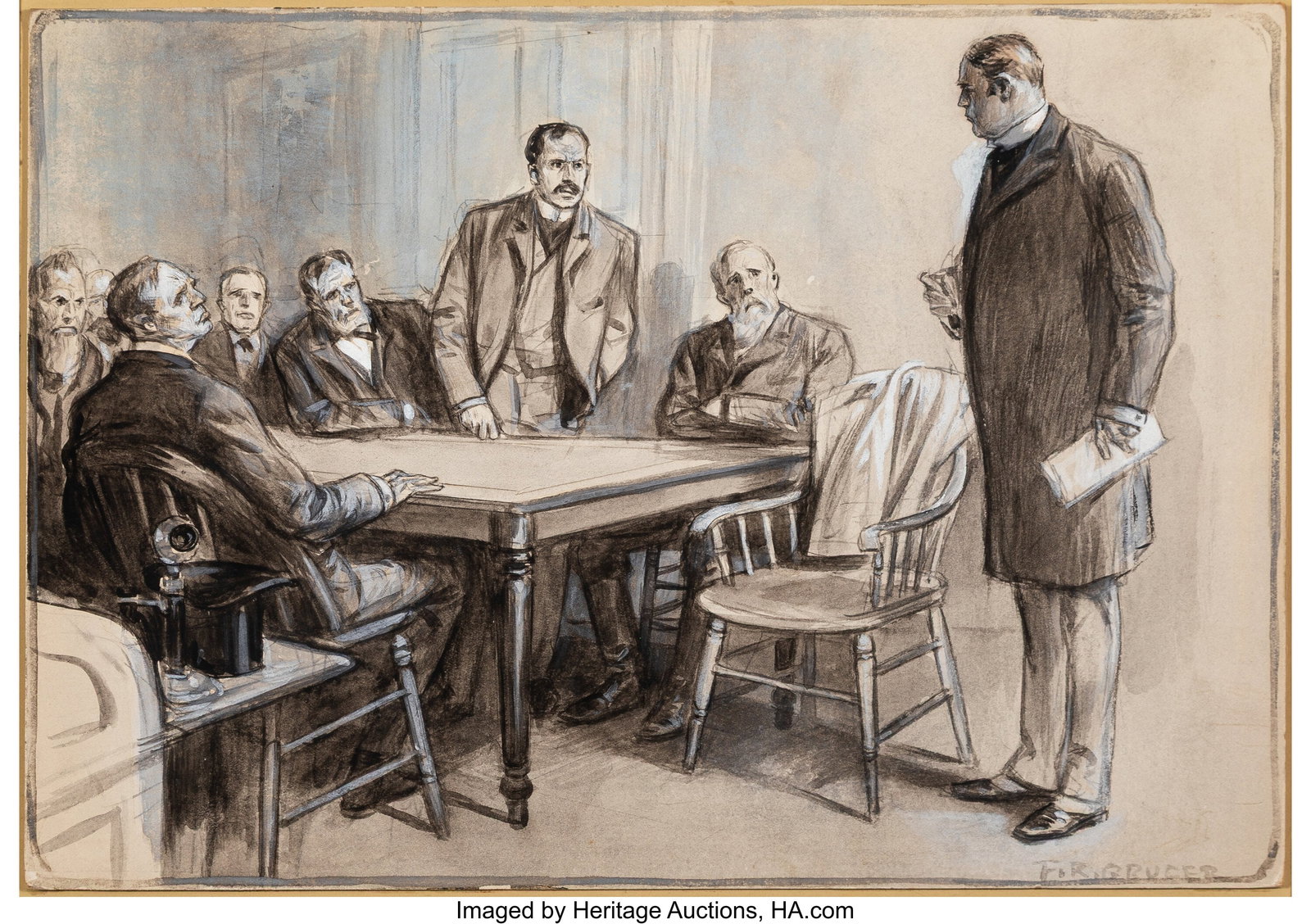 Frederic Rodrigo Gruger (American, 1871-1953) Ex (1 of 3)