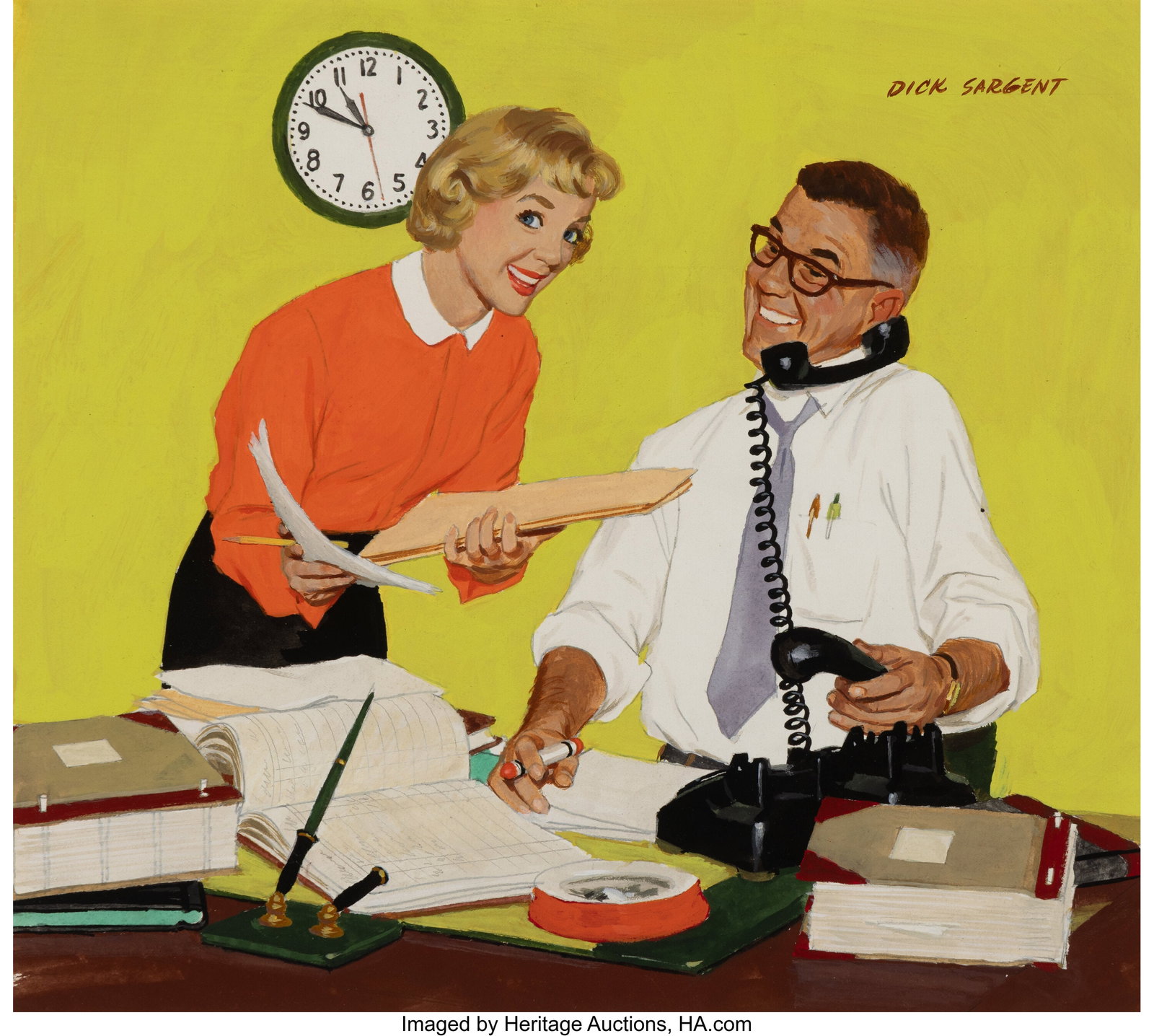 Richard Sargent (American, 1911-1978) Post Cerea (1 of 3)