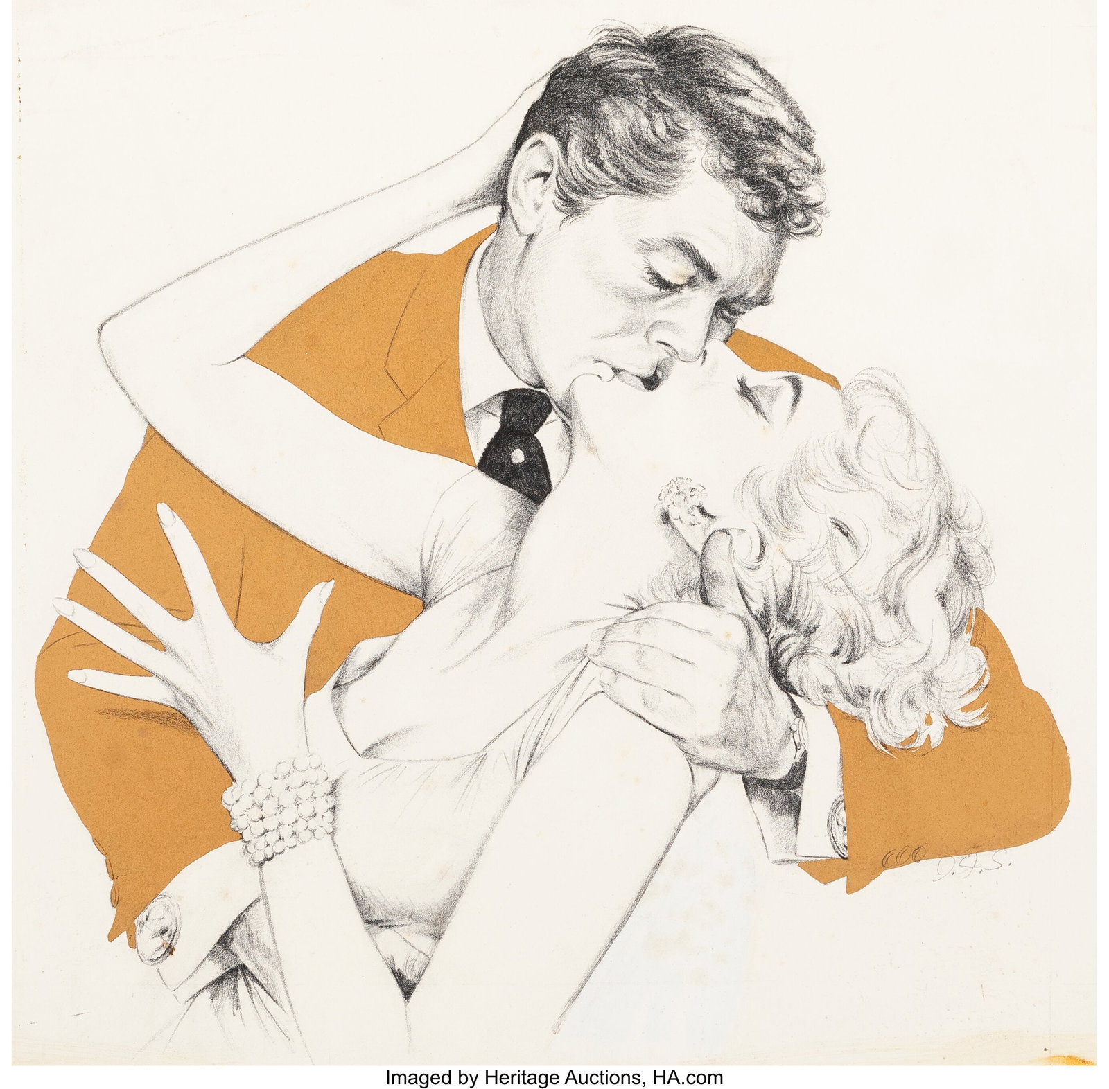 J. Frederick Smith (American, 20th Century) Unre: J. Frederick Smith (American, 20th Century) Unreal Me, Cosmopolitan magazine interior, April 1954 Pencil and gouache on board 20-1/4 x 20-1/4 inches (51