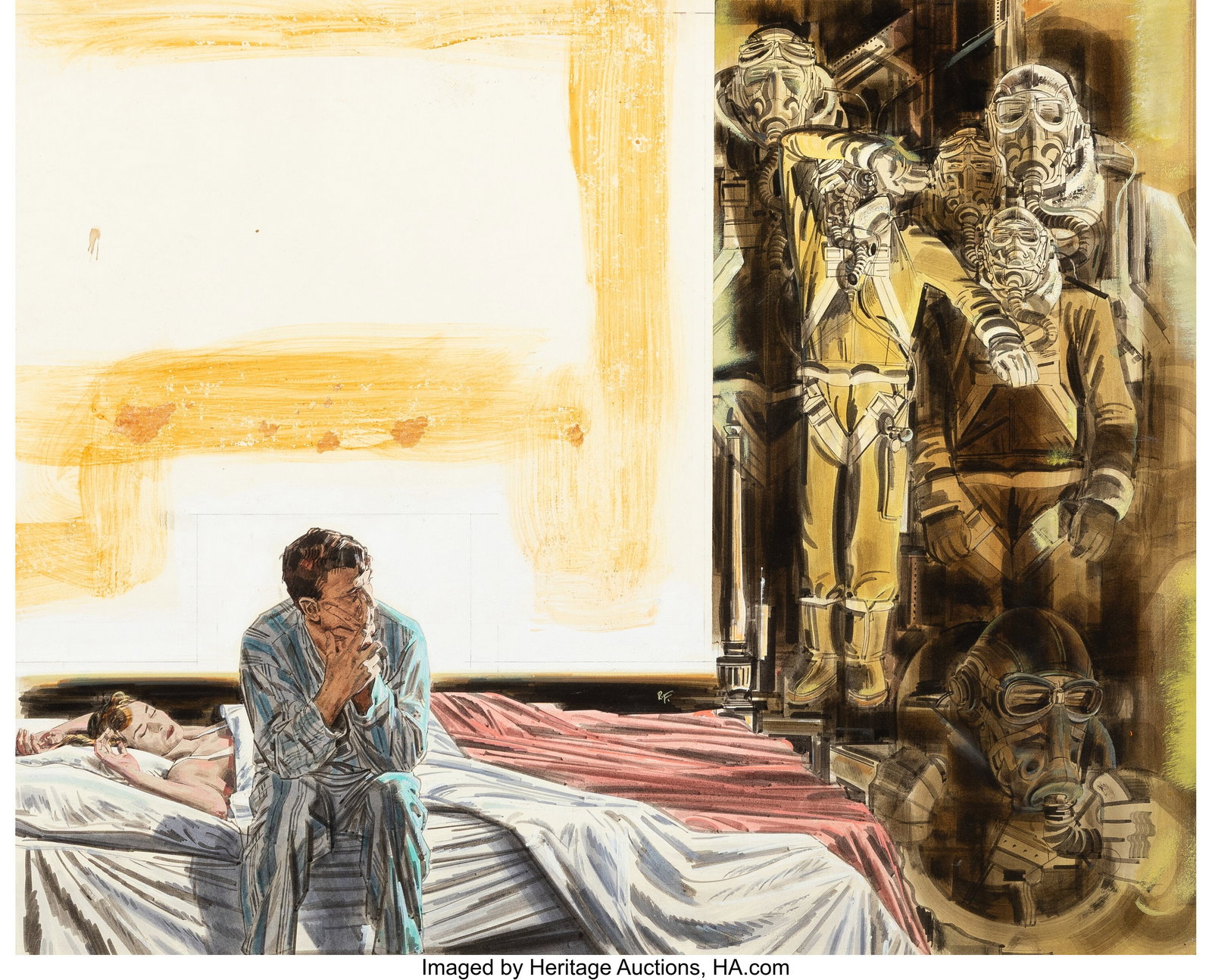 Robert Fawcett (American, 1903-1967) The Nightma (1 of 3)