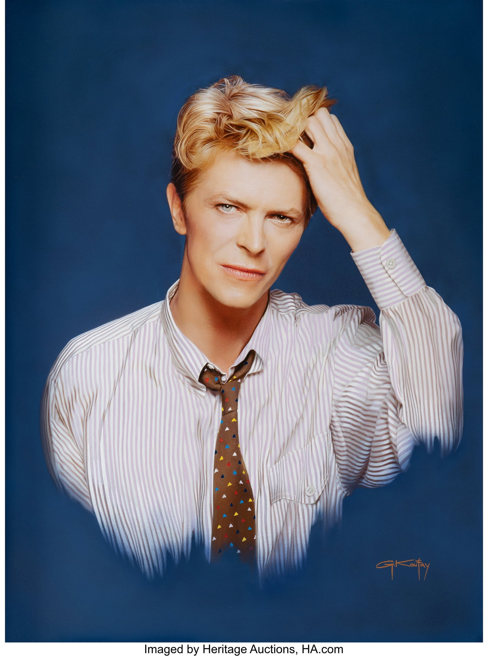 Gennadiy Koufay (Russian, b. 1961) David Bowie A (1 of 3)