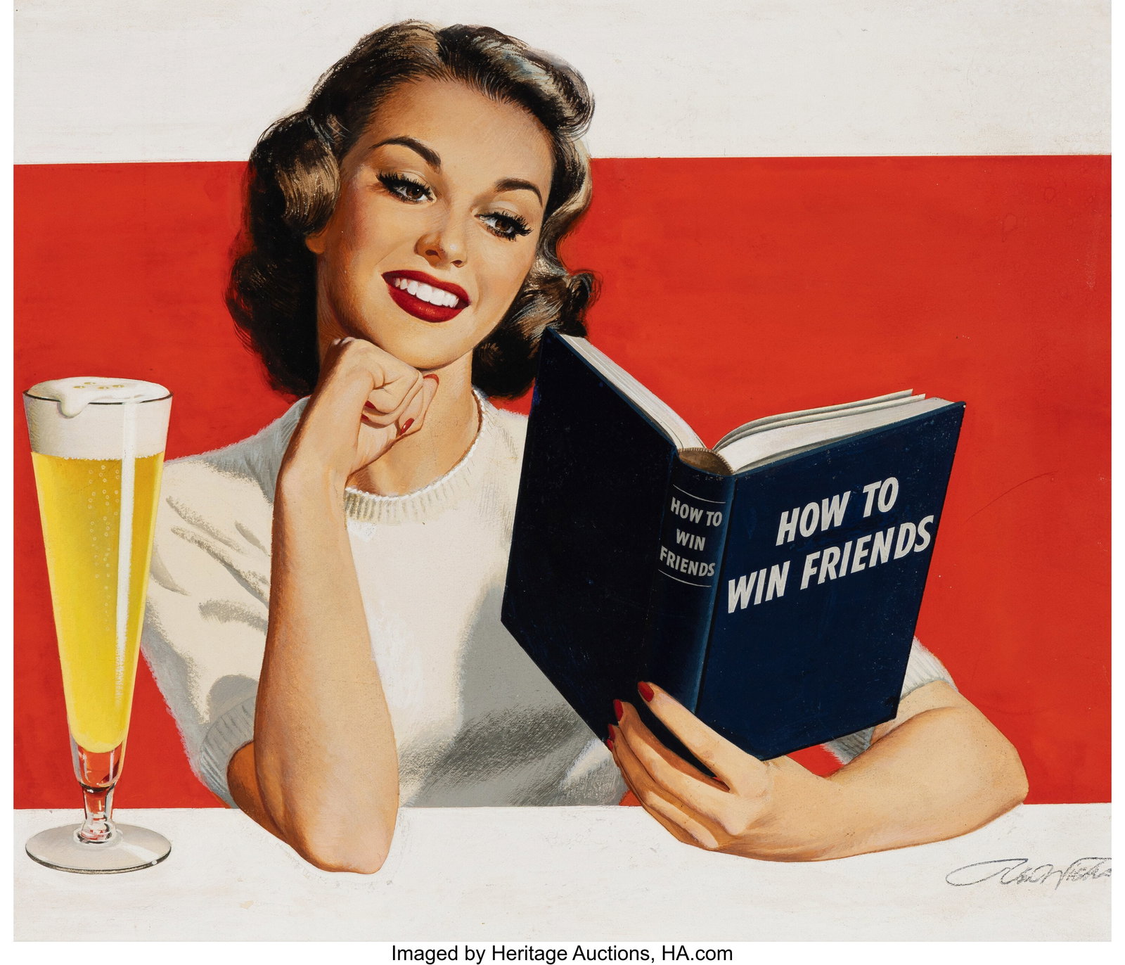 Ren Wicks (American, 1911-1998) How To Win Frien (1 of 2)