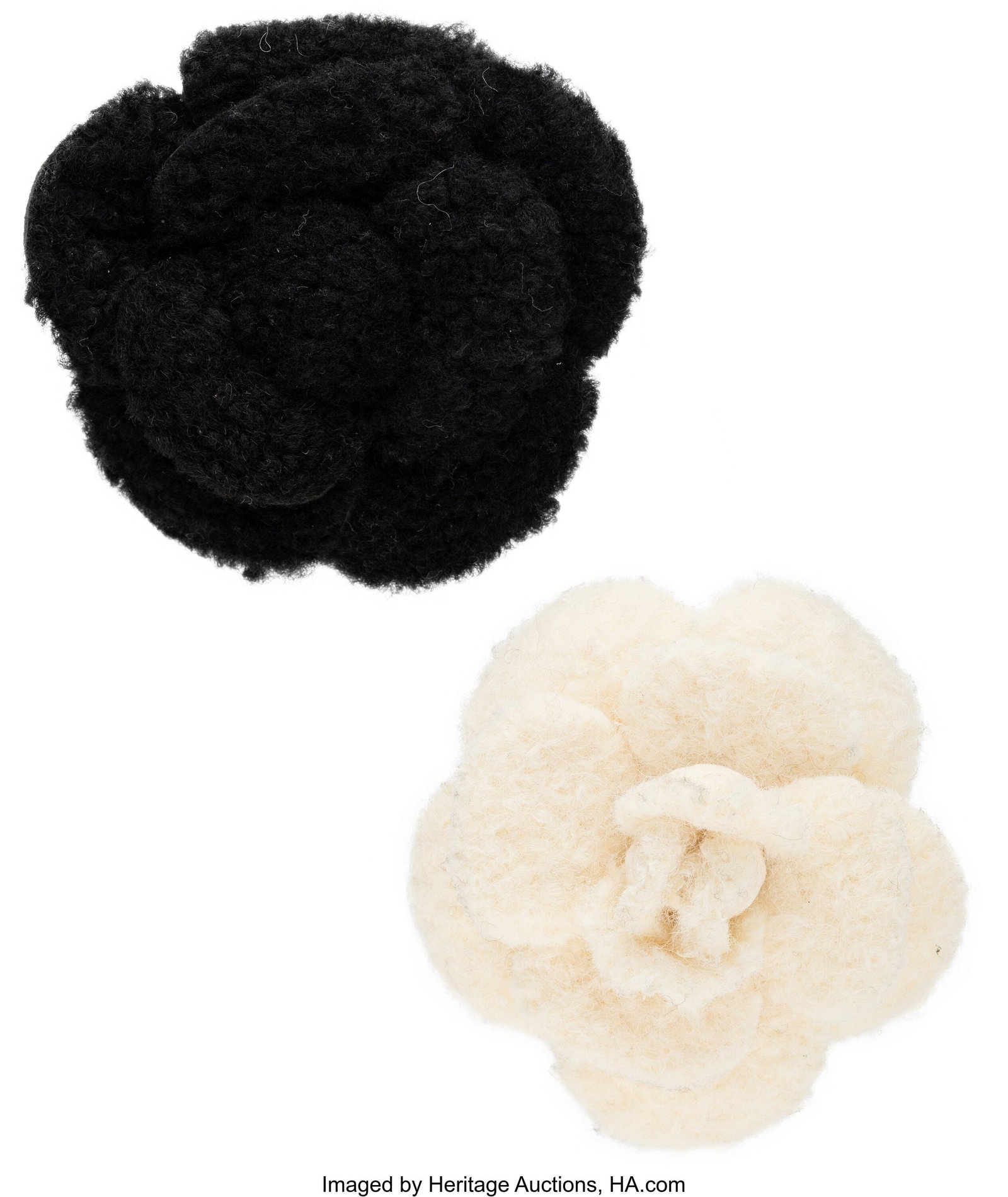 Chanel Set of Two: Camellia Brooches See Extend (1 of 1)