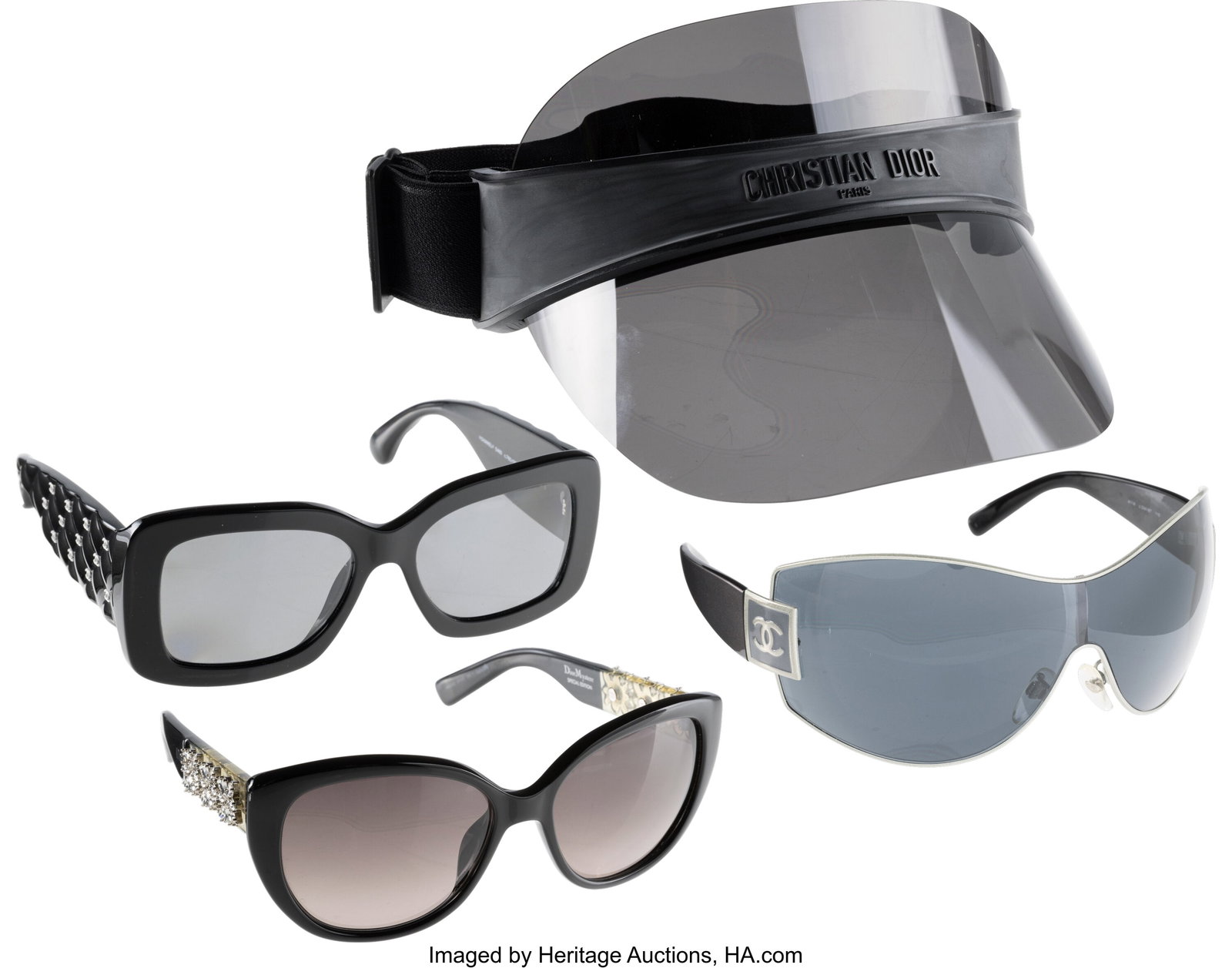 Set of Four: Chanel Sunglasses & Christian Dior (1 of 3)