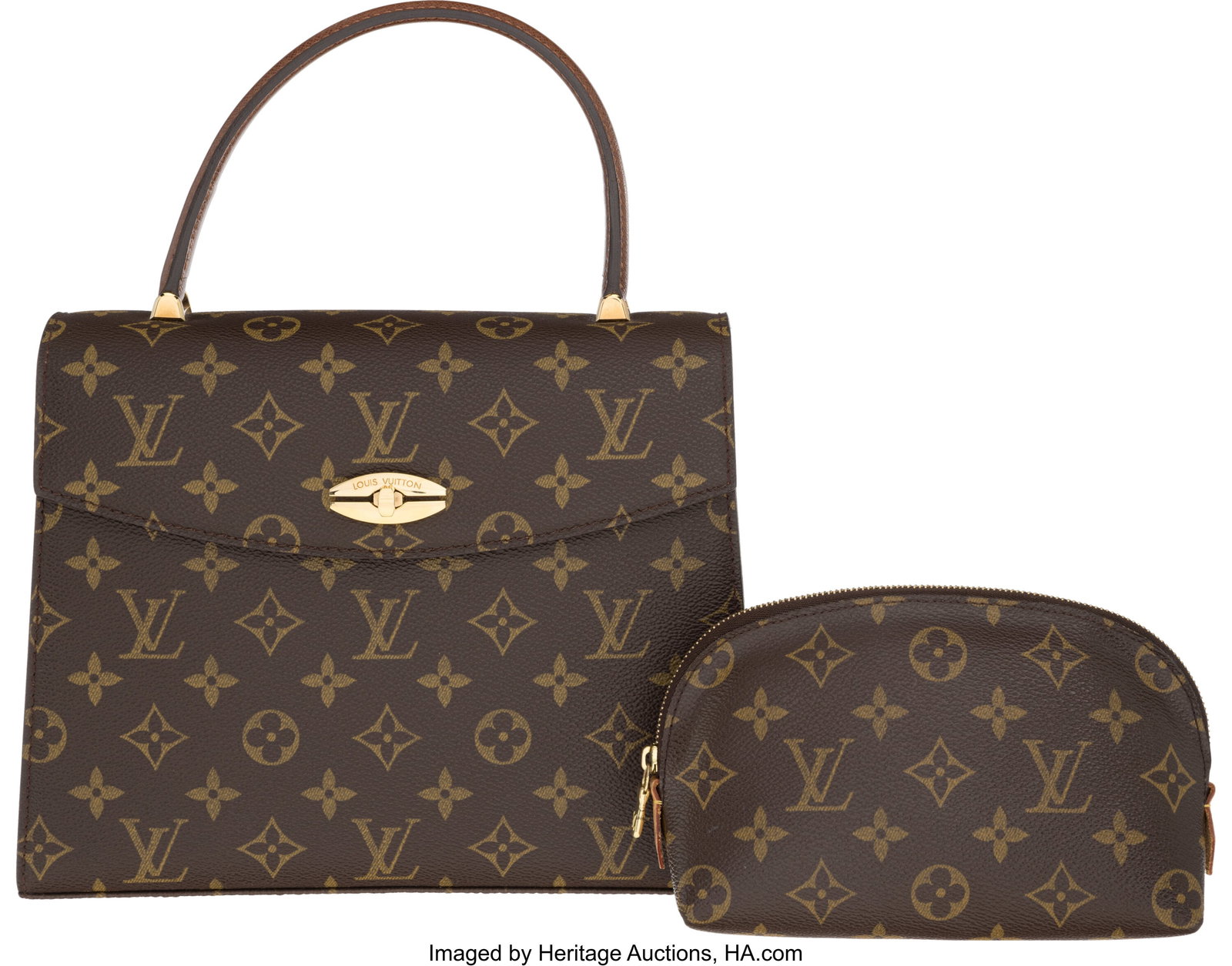 Louis Vuitton Set of Two: Vintage Malesherbes Ba (1 of 3)