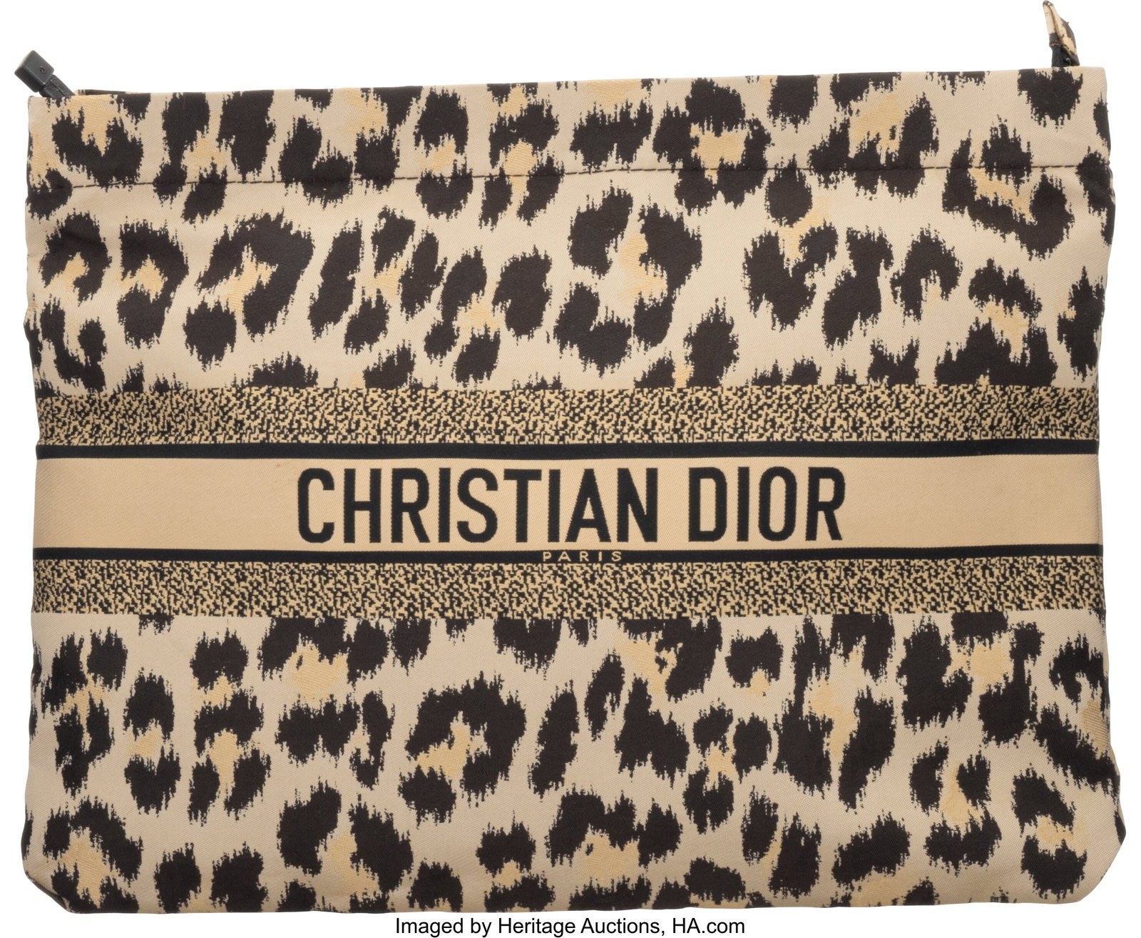 Christian Dior Leopard Print Canvas Mizza DiorTr (1 of 2)
