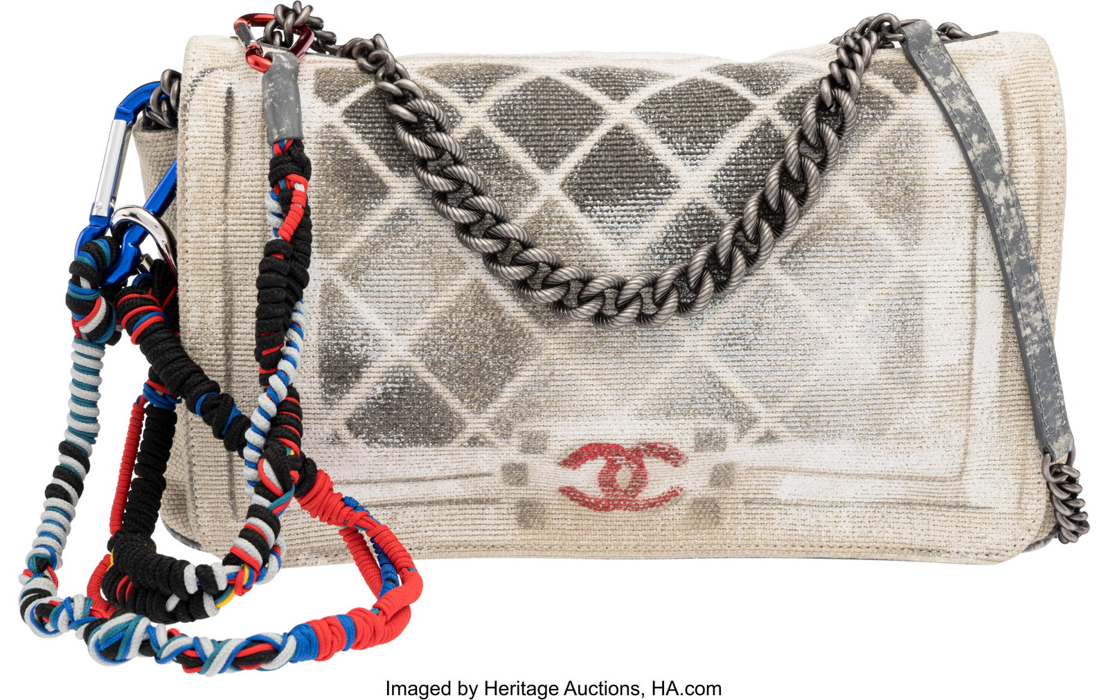Chanel Graffiti Canvas Oh My Boy Trompe L'Oeil F (1 of 3)