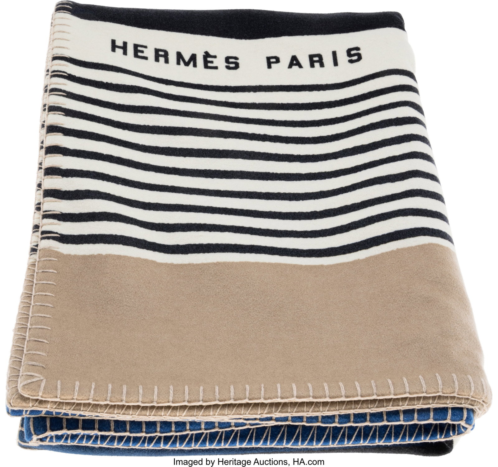 Hermès Bleu & Multicolor Cashmere Tiger Bayader (1 of 3)