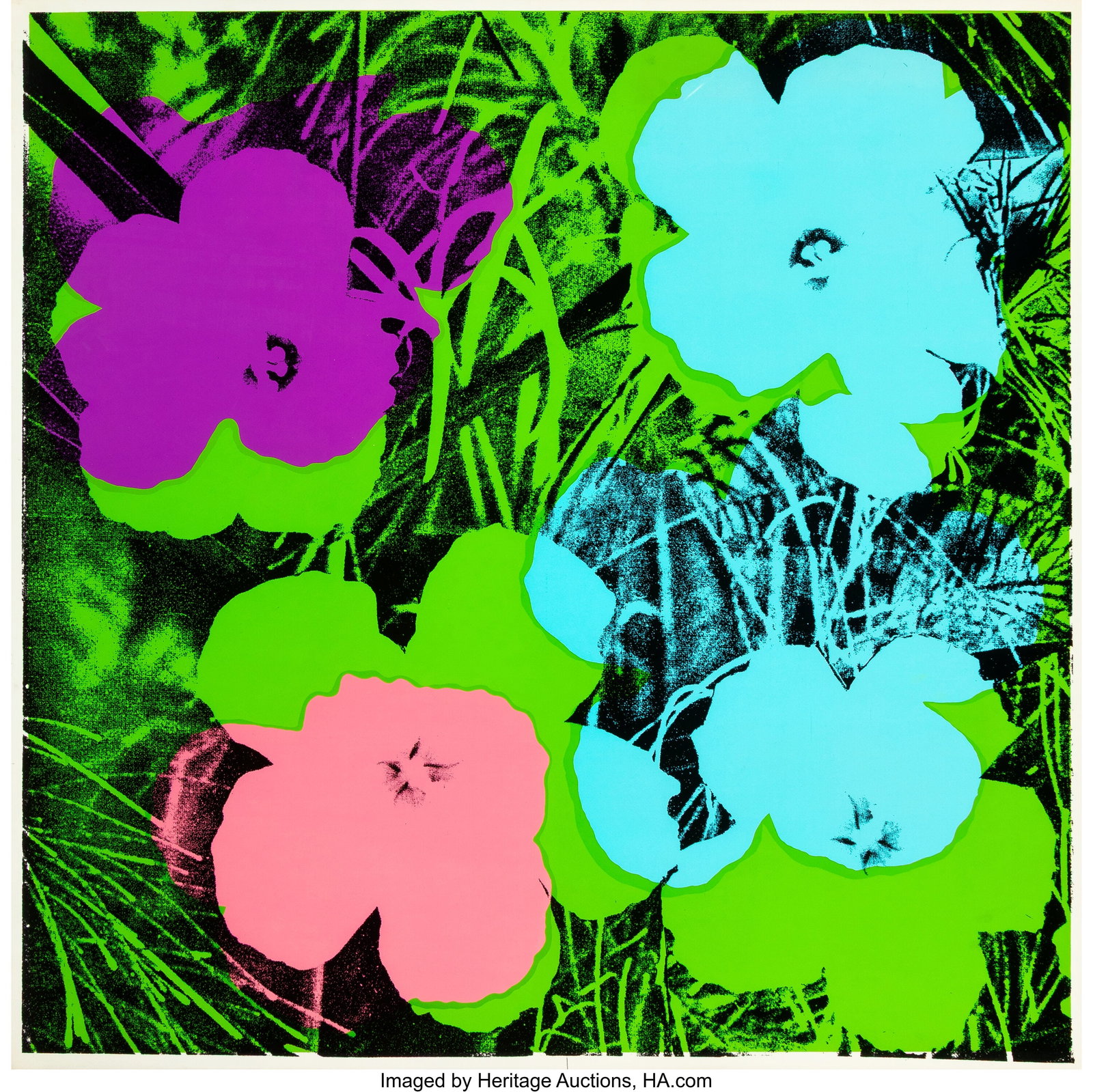 Andy Warhol (1928-1987) One Work, from Flowers, (1 of 2)