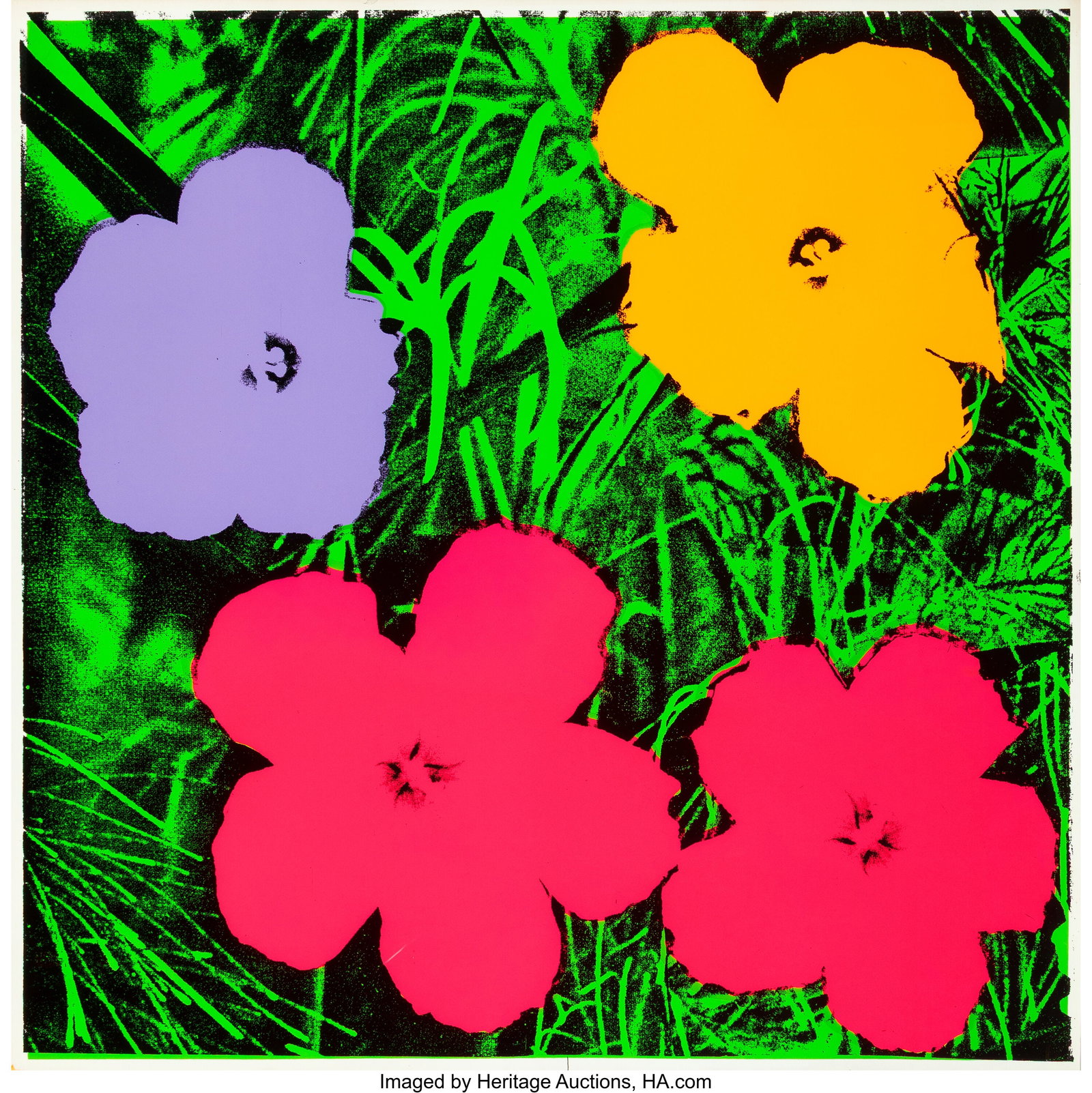 Andy Warhol (1928-1987) One Work, from Flowers, (1 of 2)