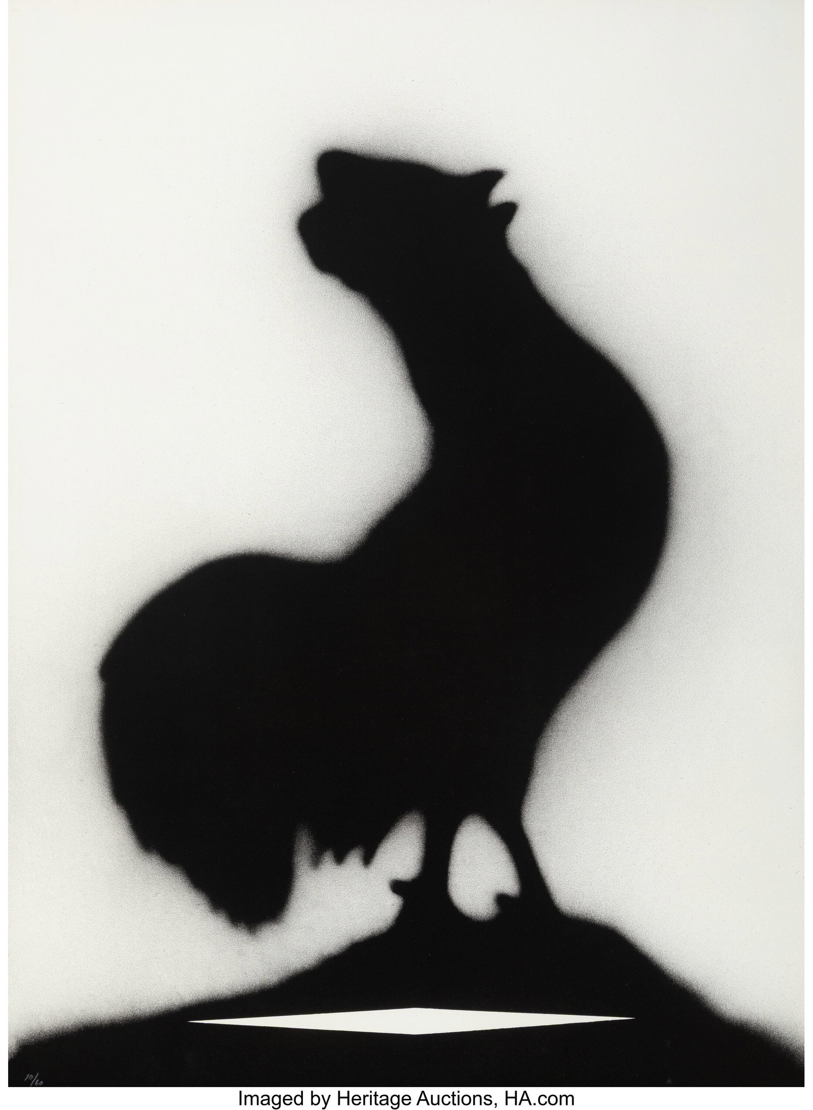 Ed Ruscha (b. 1937) Rooster (Gallo), 1988 Lithog (1 of 2)