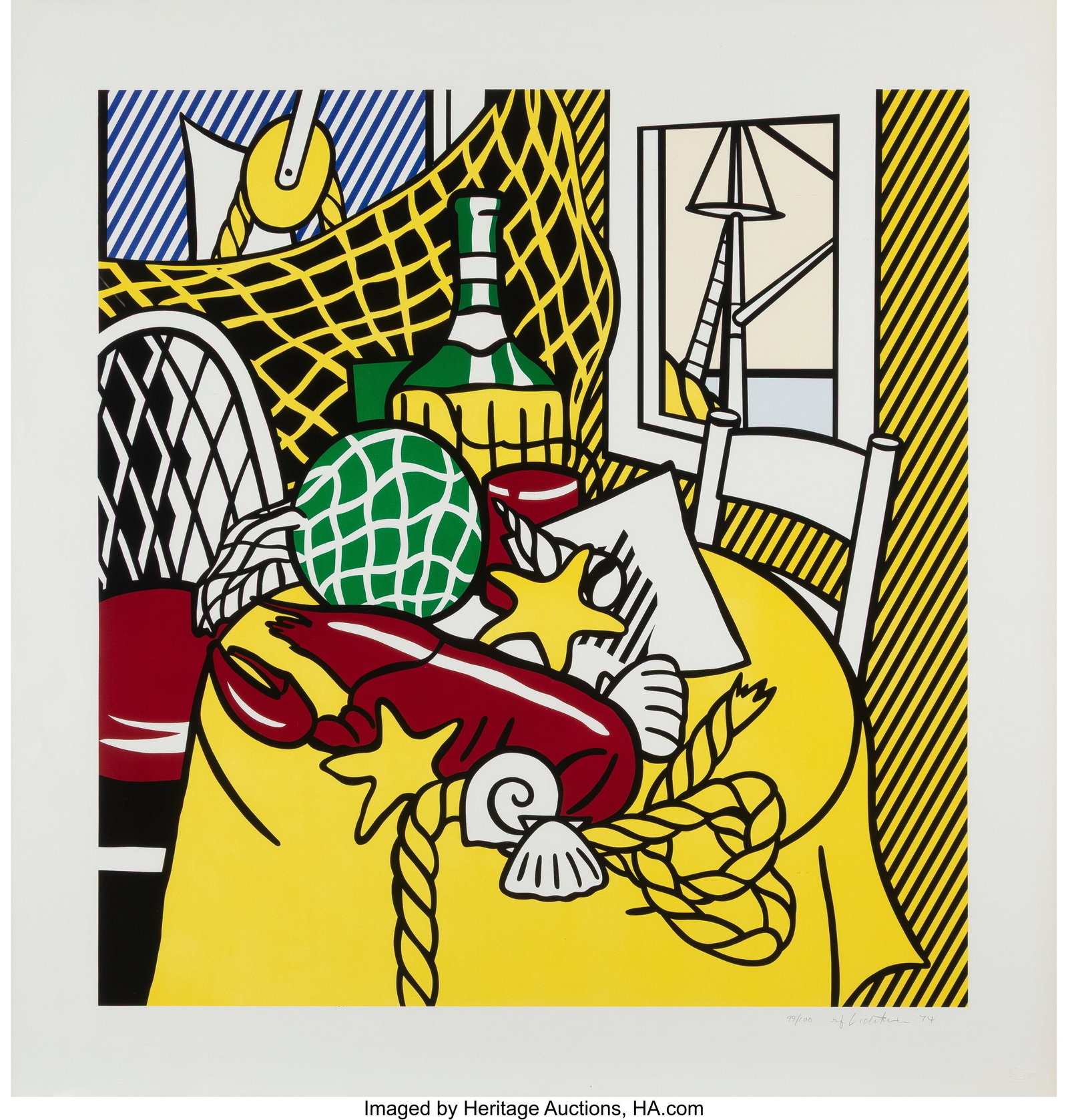 Roy Lichtenstein (1923-1997) Still Life with Lob (1 of 2)
