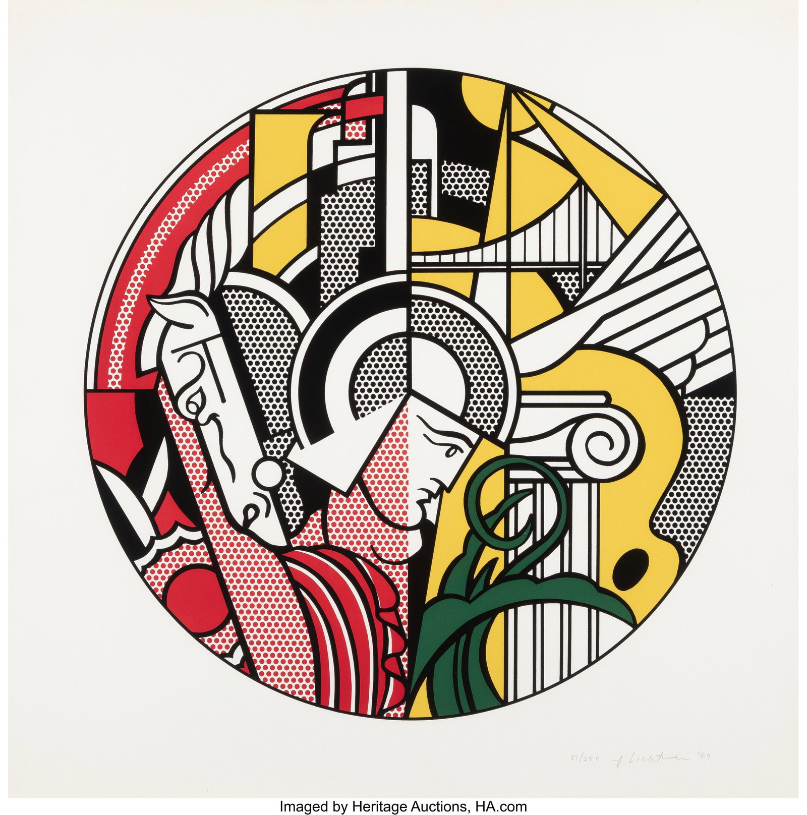 Roy Lichtenstein (1923-1997) The Solomon R. Gugg (1 of 2)