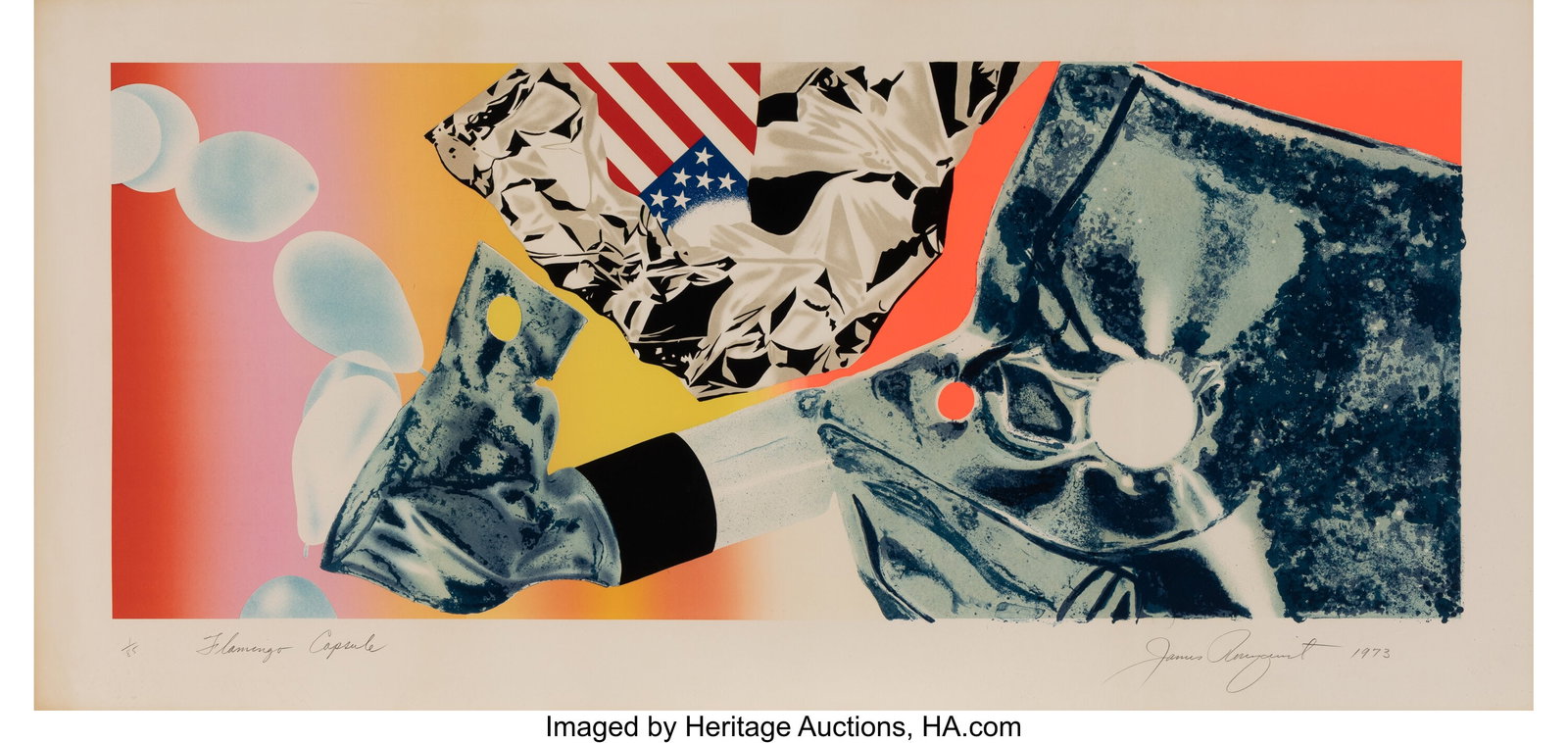 James Rosenquist (1933-2017) Flamingo Capsule, 1 (1 of 2)