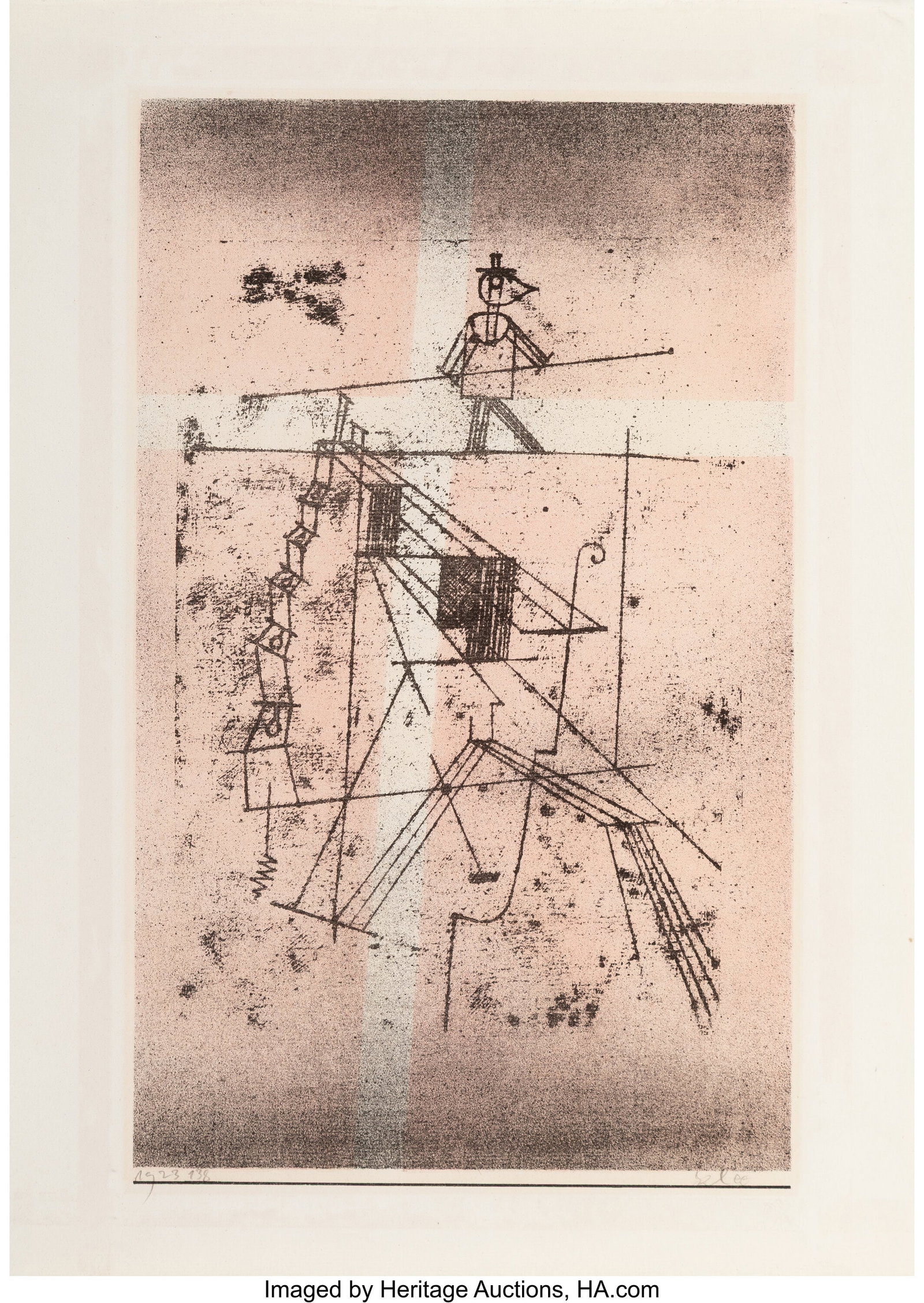 Paul Klee (1879-1940) Seiltänzer, from Die Kuns (1 of 2)