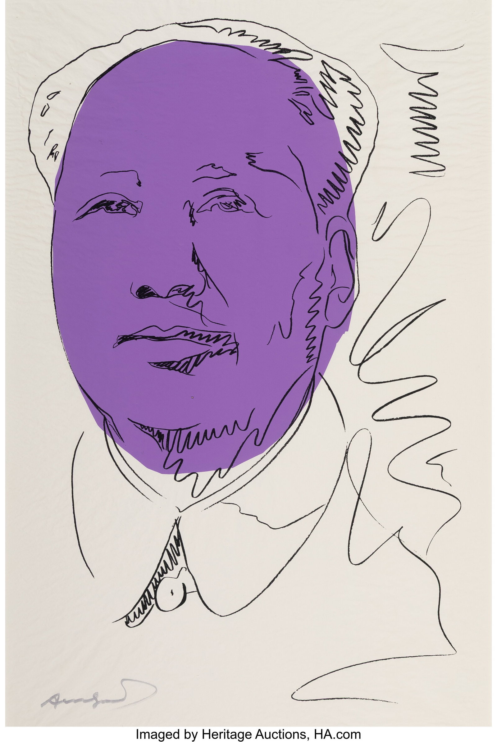 Andy Warhol (1928-1987) Mao, 1974 Screenprint in (1 of 2)