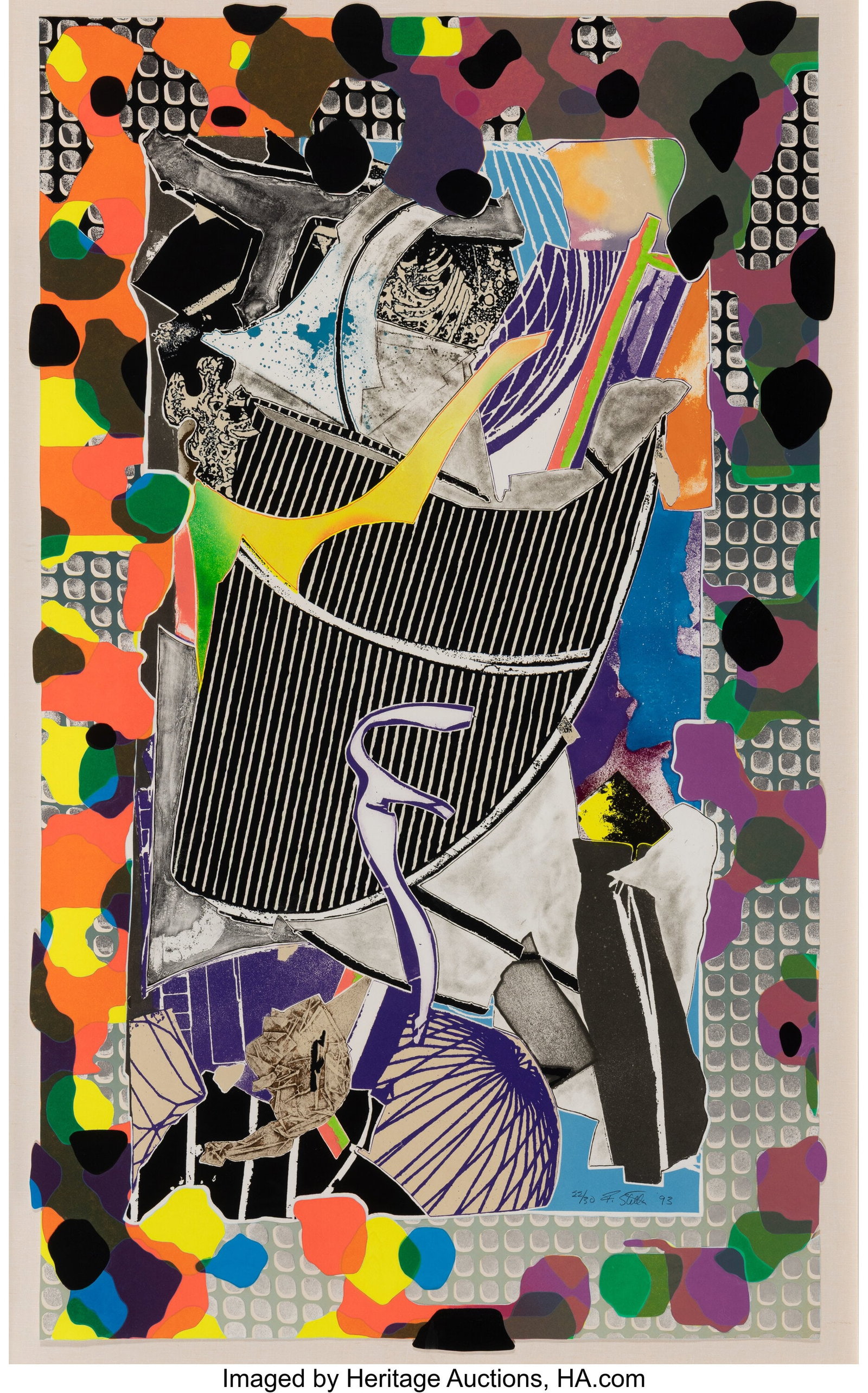 Frank Stella (1936-2024) The Battering Ram, from (1 of 2)