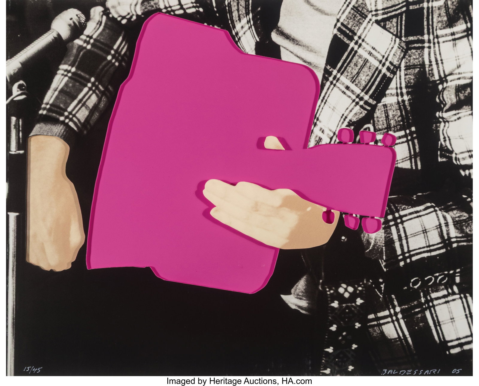 John Baldessari (1931-2020) Person with Guitar ( (1 of 3)