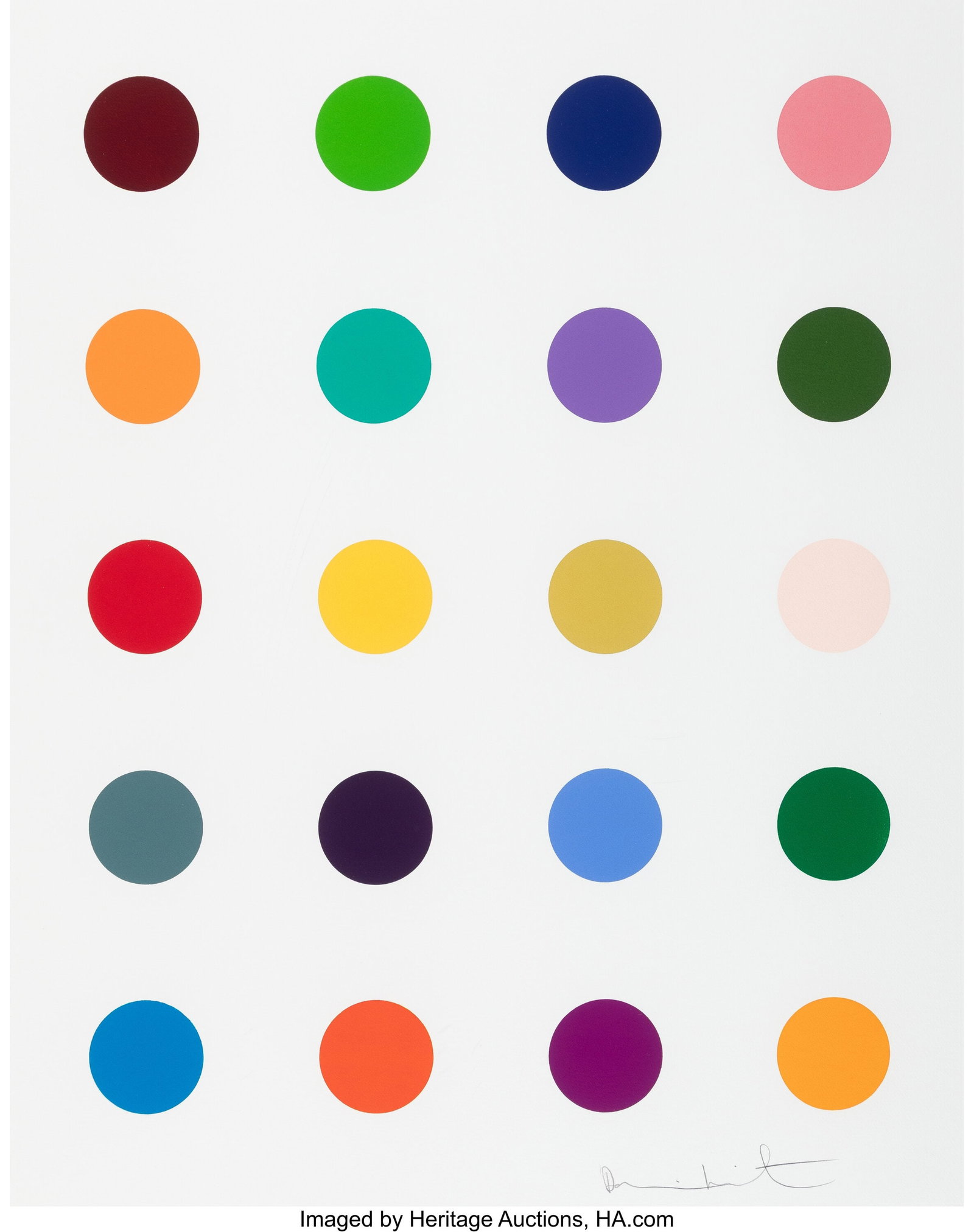 Damien Hirst (b. 1965) Ala-Met, from 40 Woodcut (1 of 3)