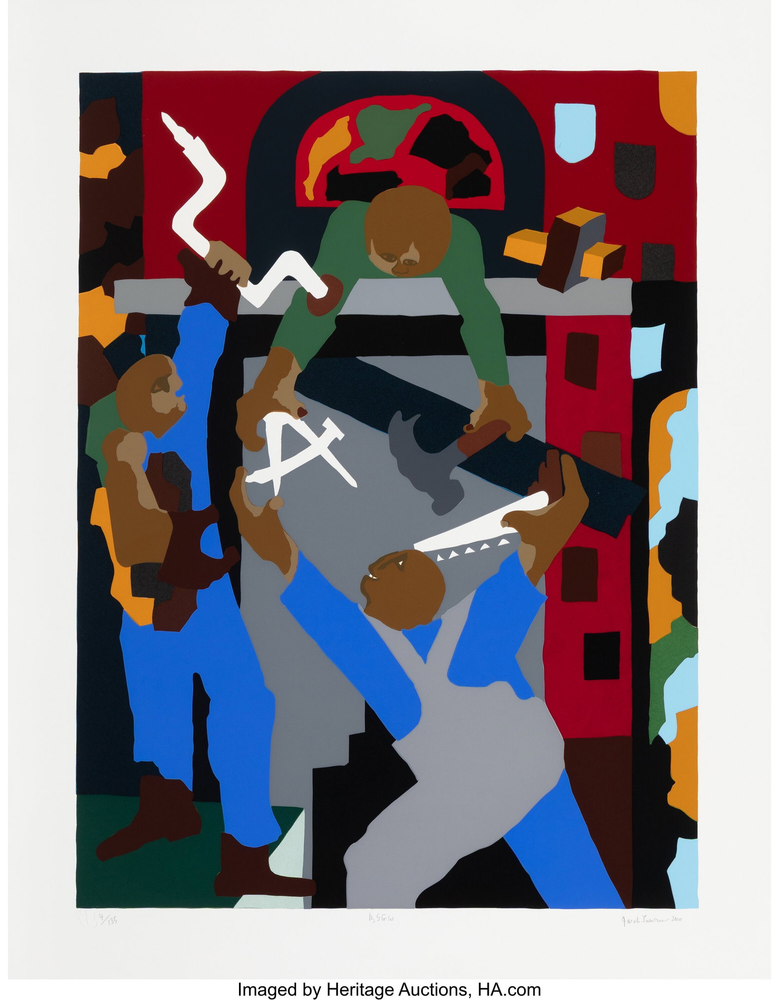 Jacob Lawrence (1917-2000) Stained Glass Windows (1 of 2)