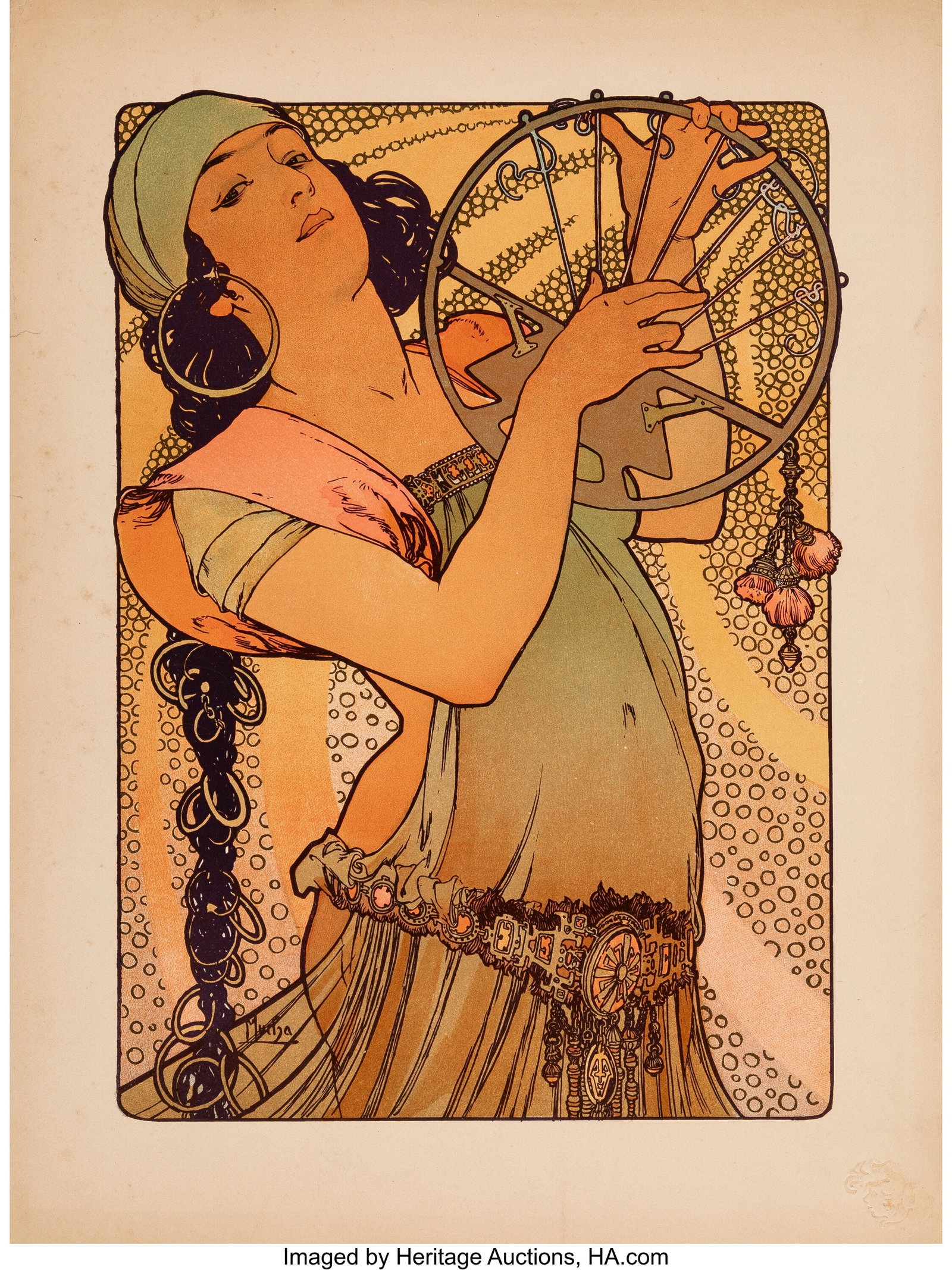 Alphonse Mucha Salome, from L'Estampe Moderne; L (1 of 4)