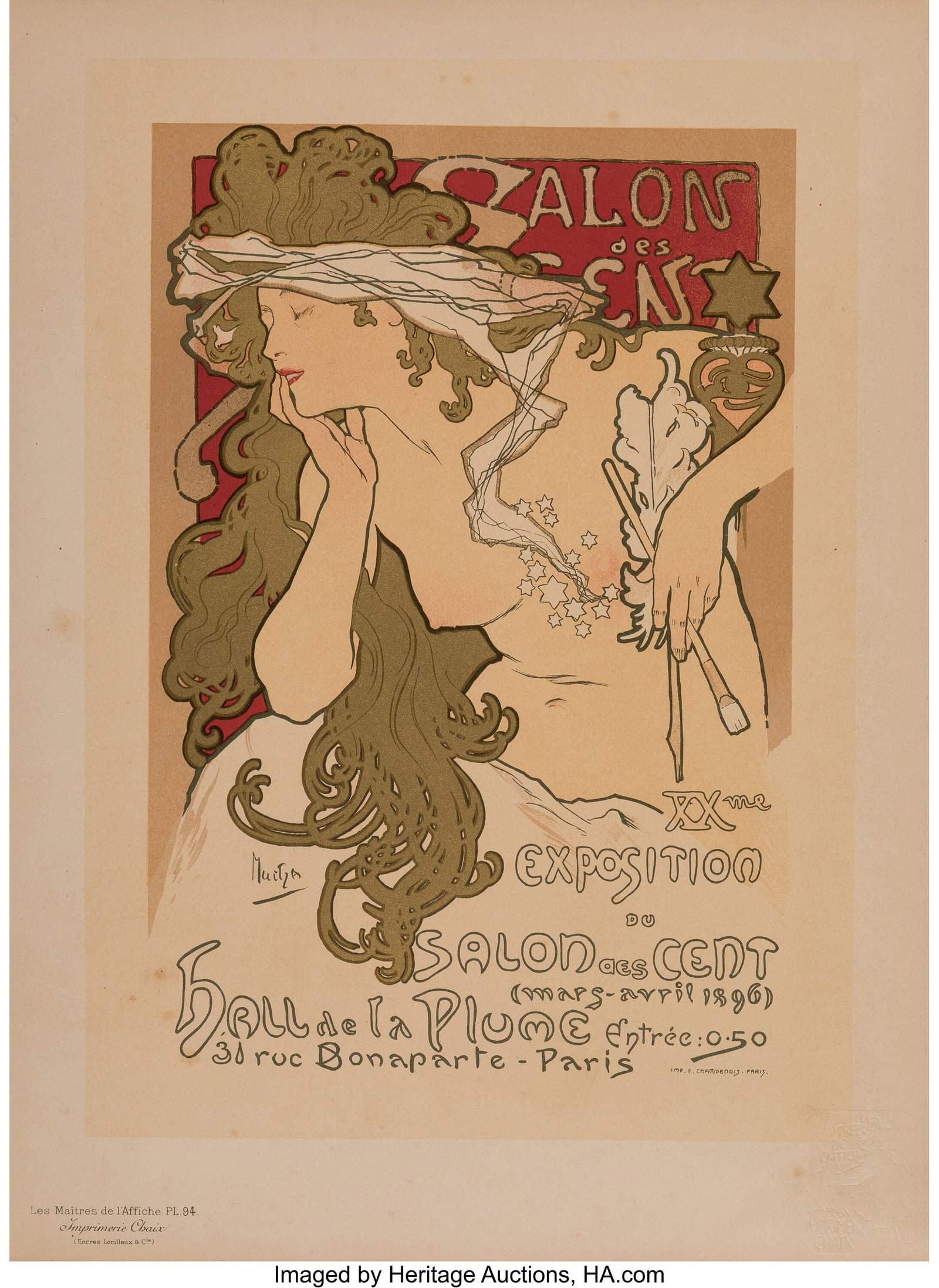 Alphonse Mucha Salon des Cent, from Les Maîtres (1 of 2)