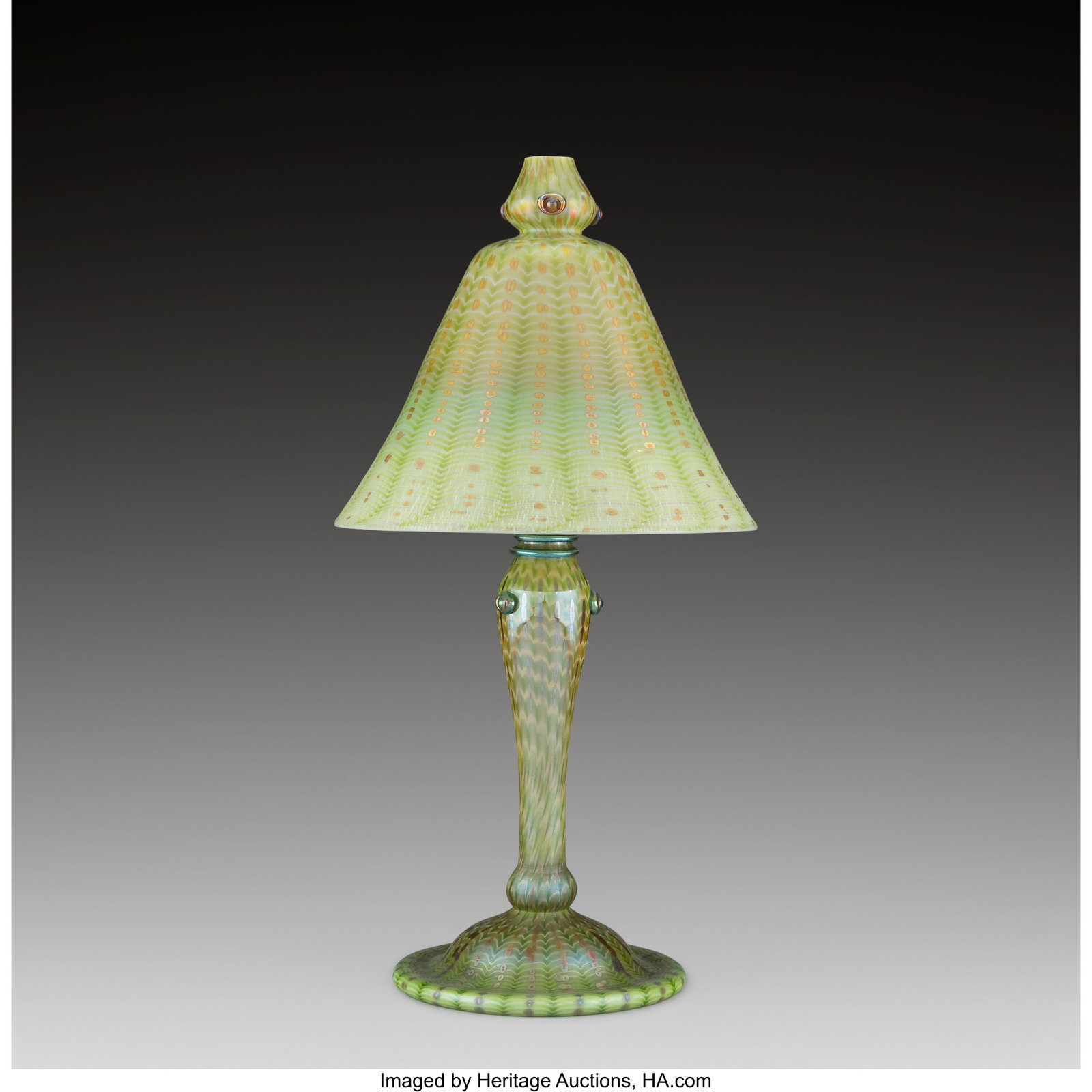 Tiffany Studios Table Lamp, circa 1910 Favrile g (1 of 9)