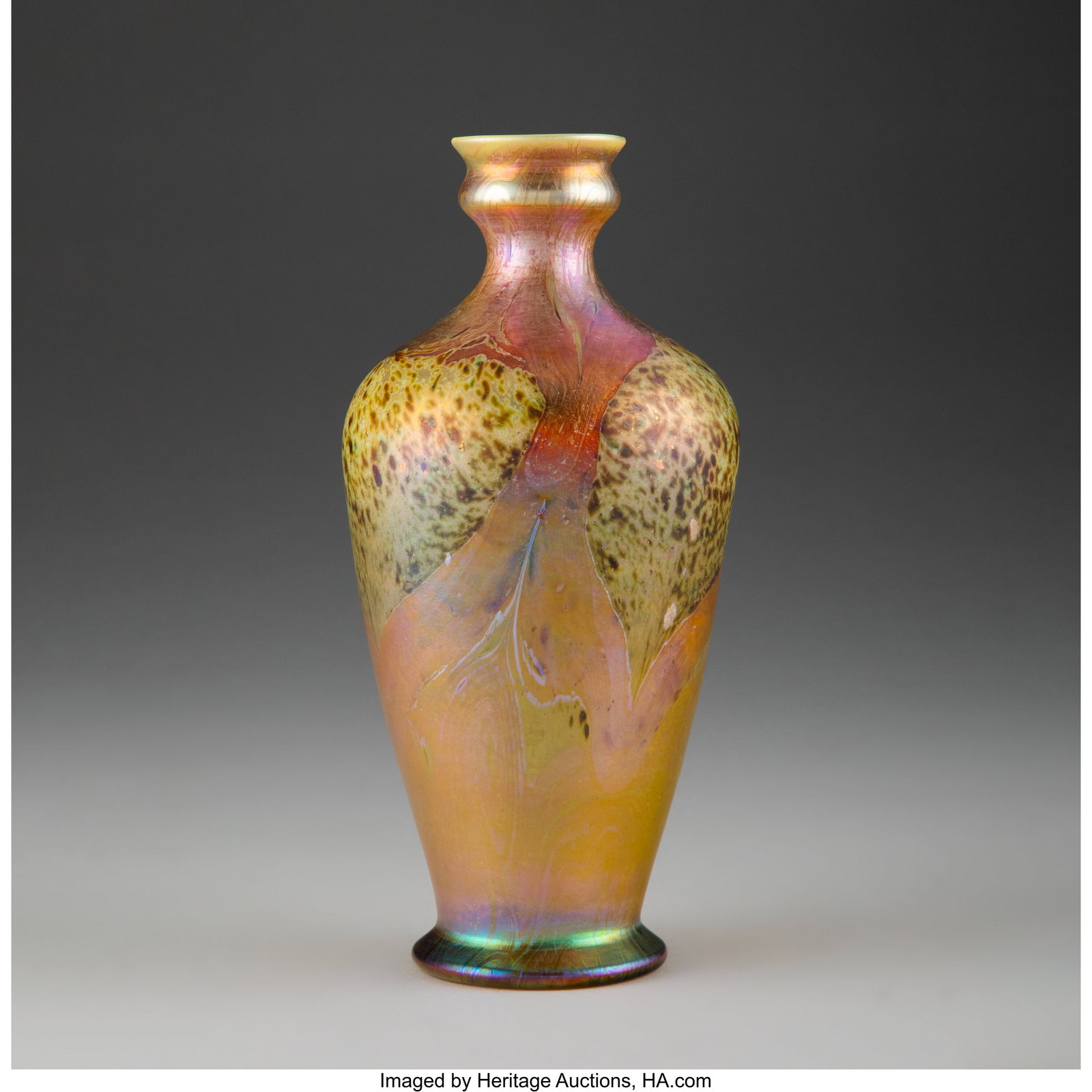 Tiffany Studios Cypriote Vase, circa 1897 Favril (1 of 3)