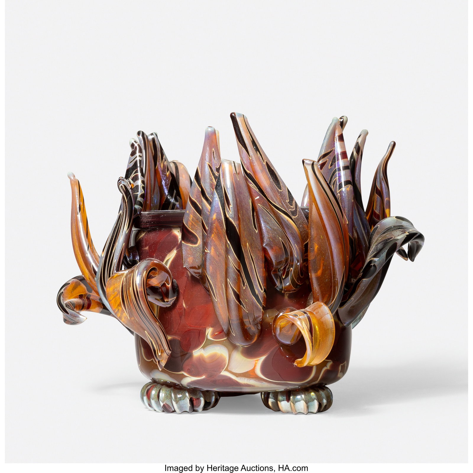 Dale Chihuly Venetian, 1996 Blown glass 5-7/8 x (1 of 5)