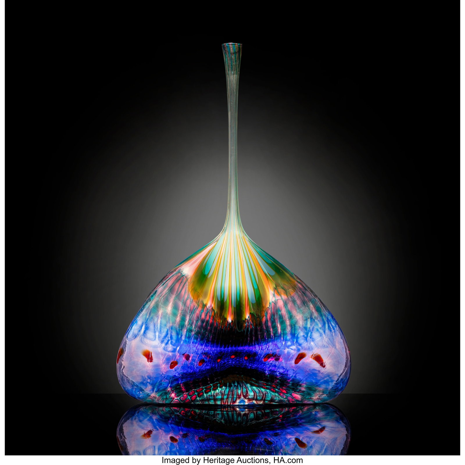 Stephen Powell Untitled (CCK) from the Teasers S: Stephen Powell Untitled (CCK) from the Teasers Series Fused and blown murrine glass 40-1/2 x 27 x 6 inches (102.9 x 68.6 x 15.2 cm) HID03101062020 © 2