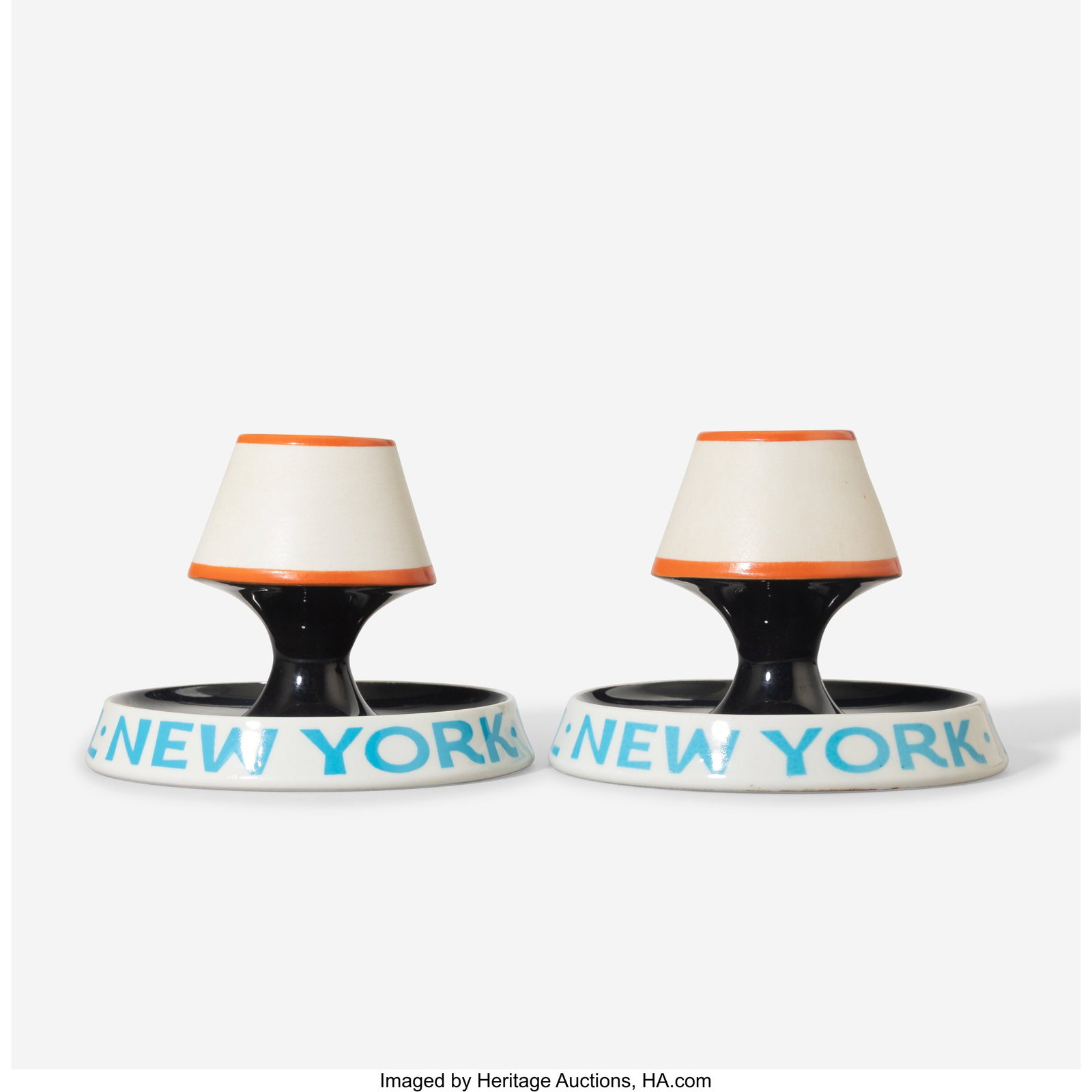 Alexander Girard Pair of Ashtray and Match Holde (1 of 4)