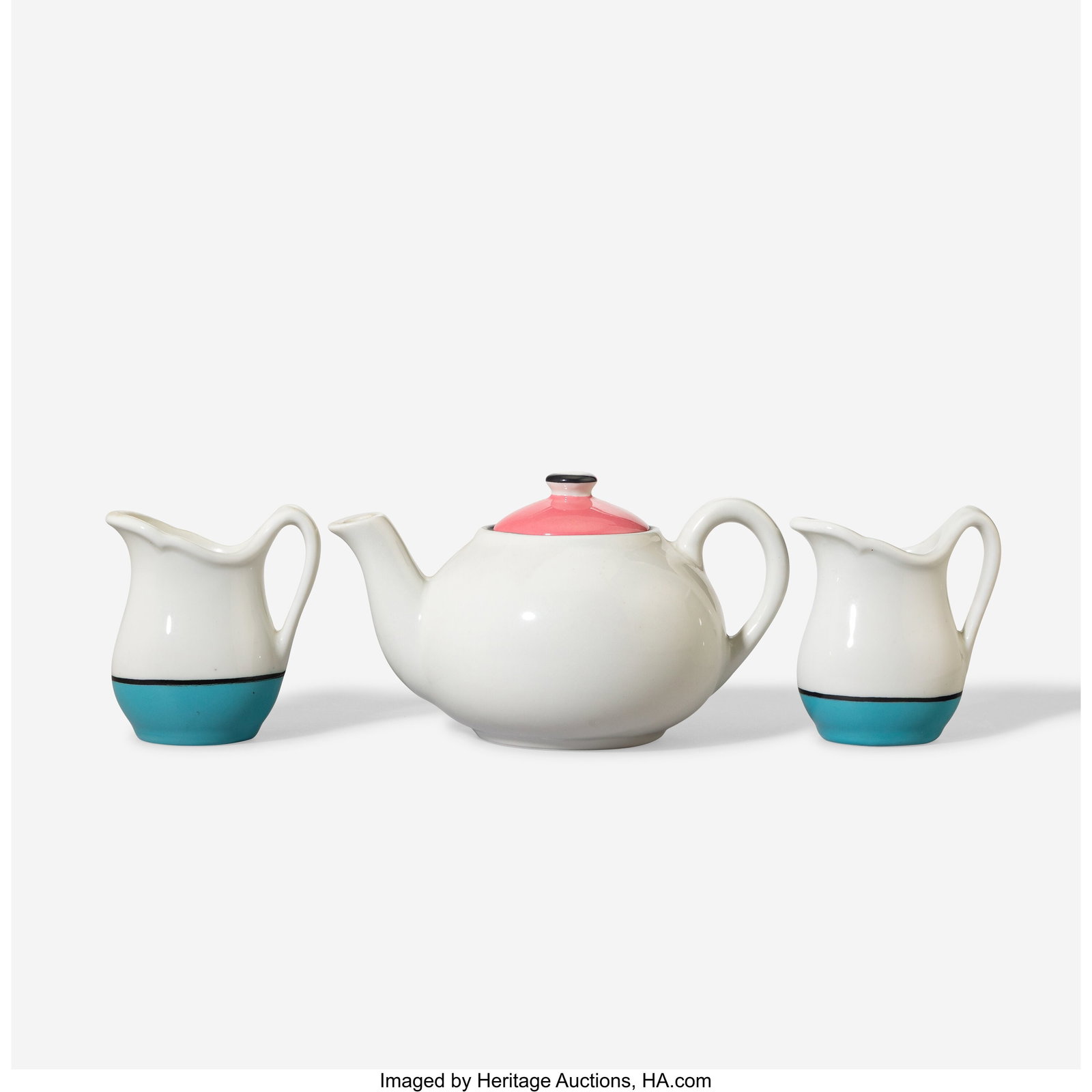 Alexander Girard Teapot and Two Creamers for La (1 of 4)