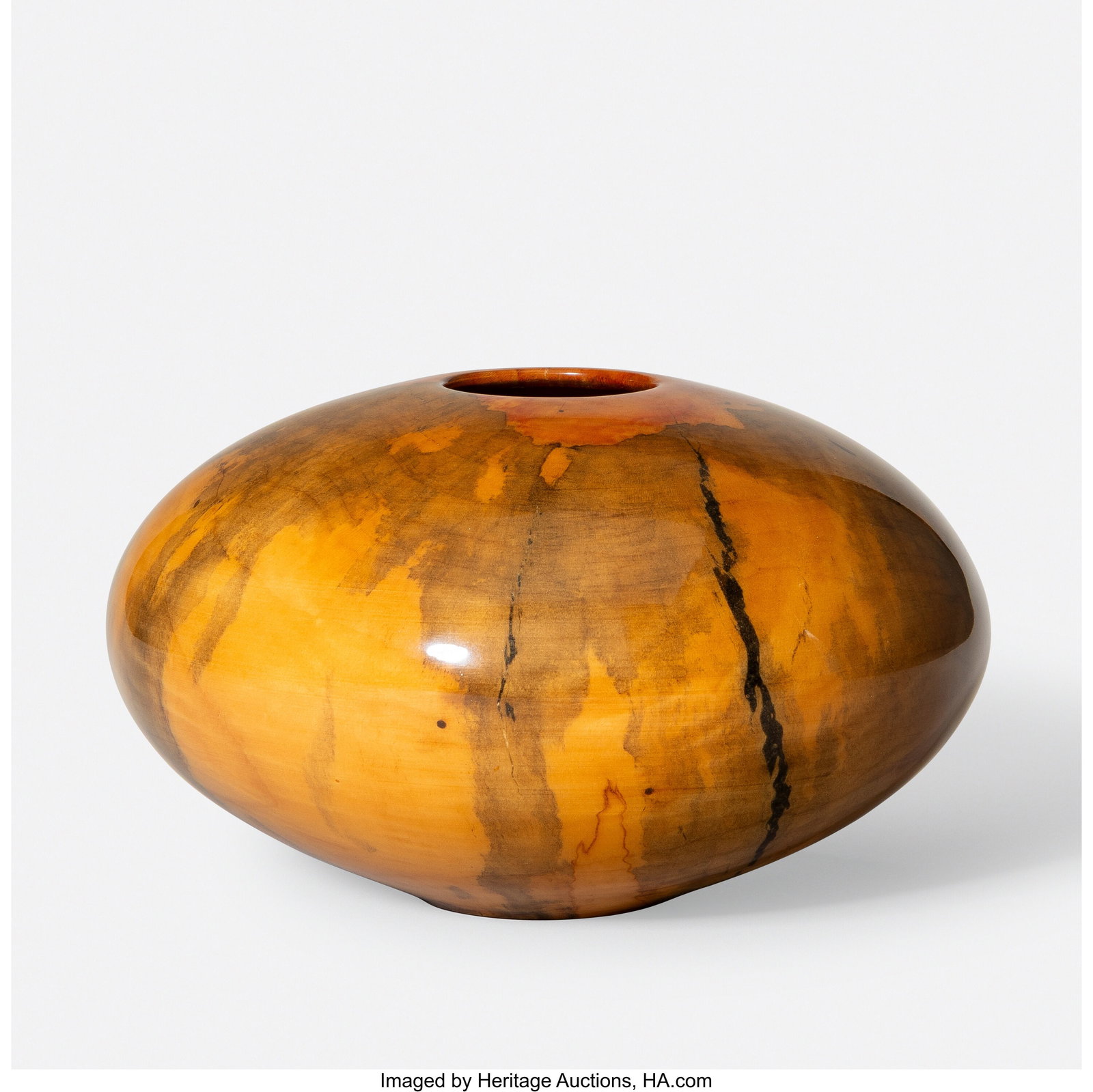 Matt Moulthrop Vessel Turned ashleaf maple 4-5/ (1 of 3)