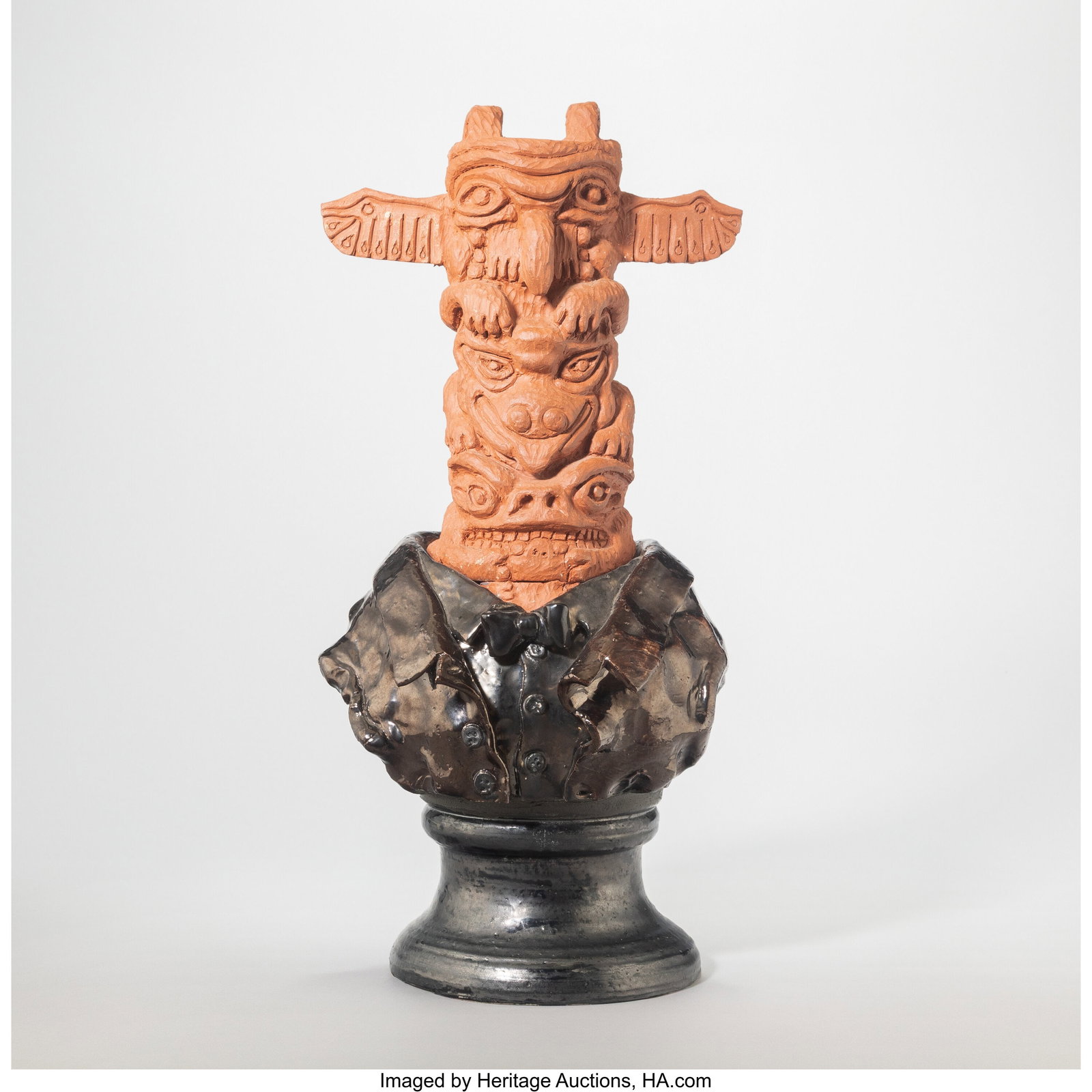 David James Gilhooly Untitled (Totem), 1993 Glaz (1 of 4)