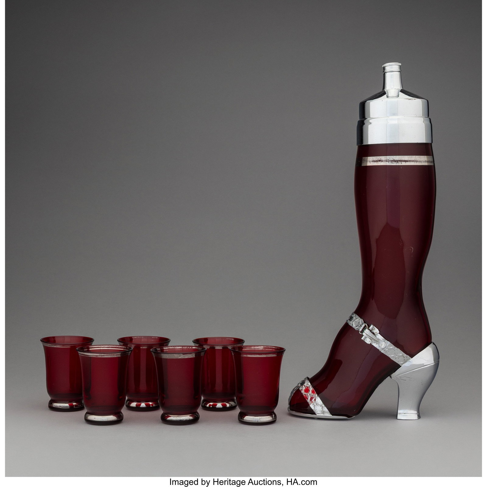 West Virginia Specialty Glass Co. Lady's Leg Co (1 of 3)