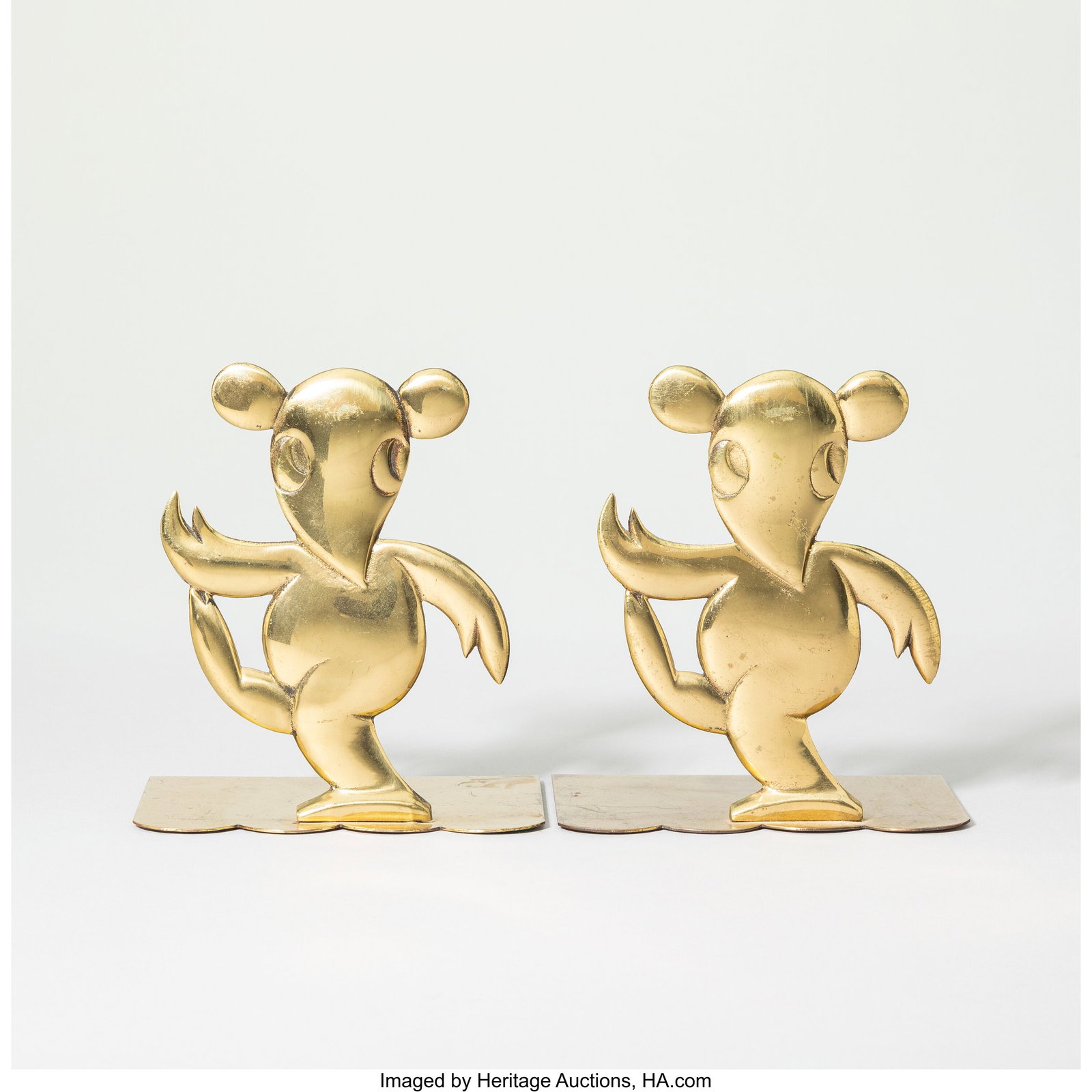 Hagenauer Werkstätte Pair of Dancing Bear Booke (1 of 3)