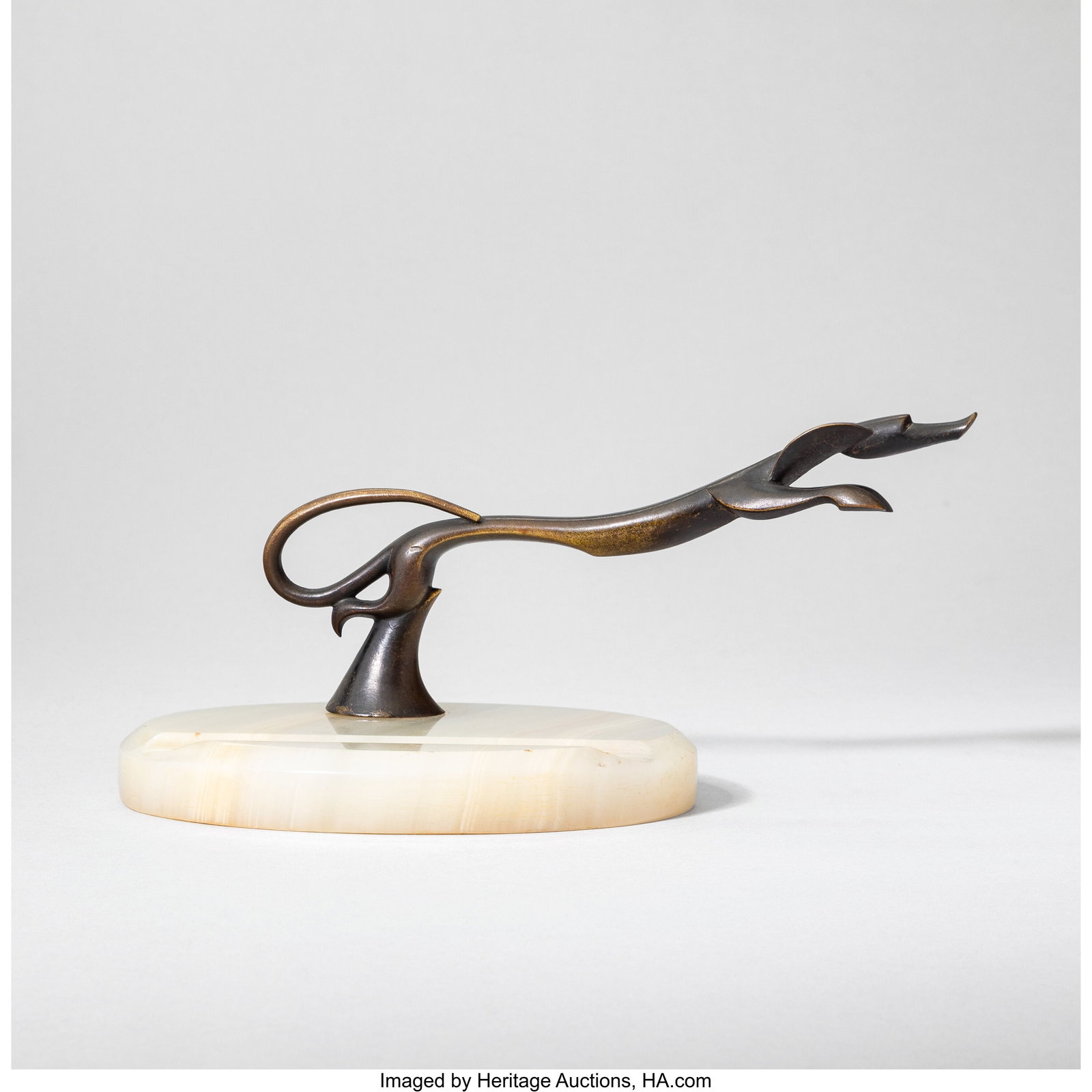 Hagenauer Werkstätte Greyhound Mascot Patinate (1 of 4)