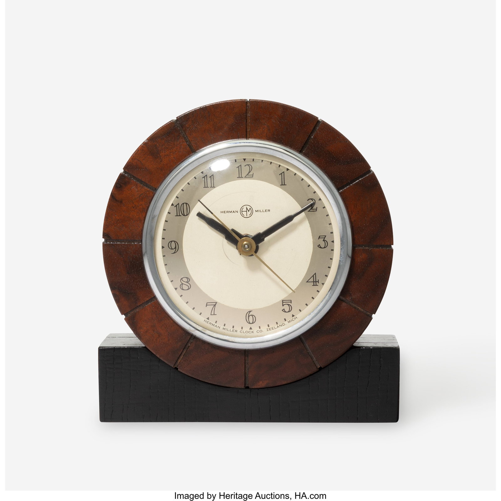 Gilbert Rohde Table Clock, circa 1935 Herman Mil (1 of 4)