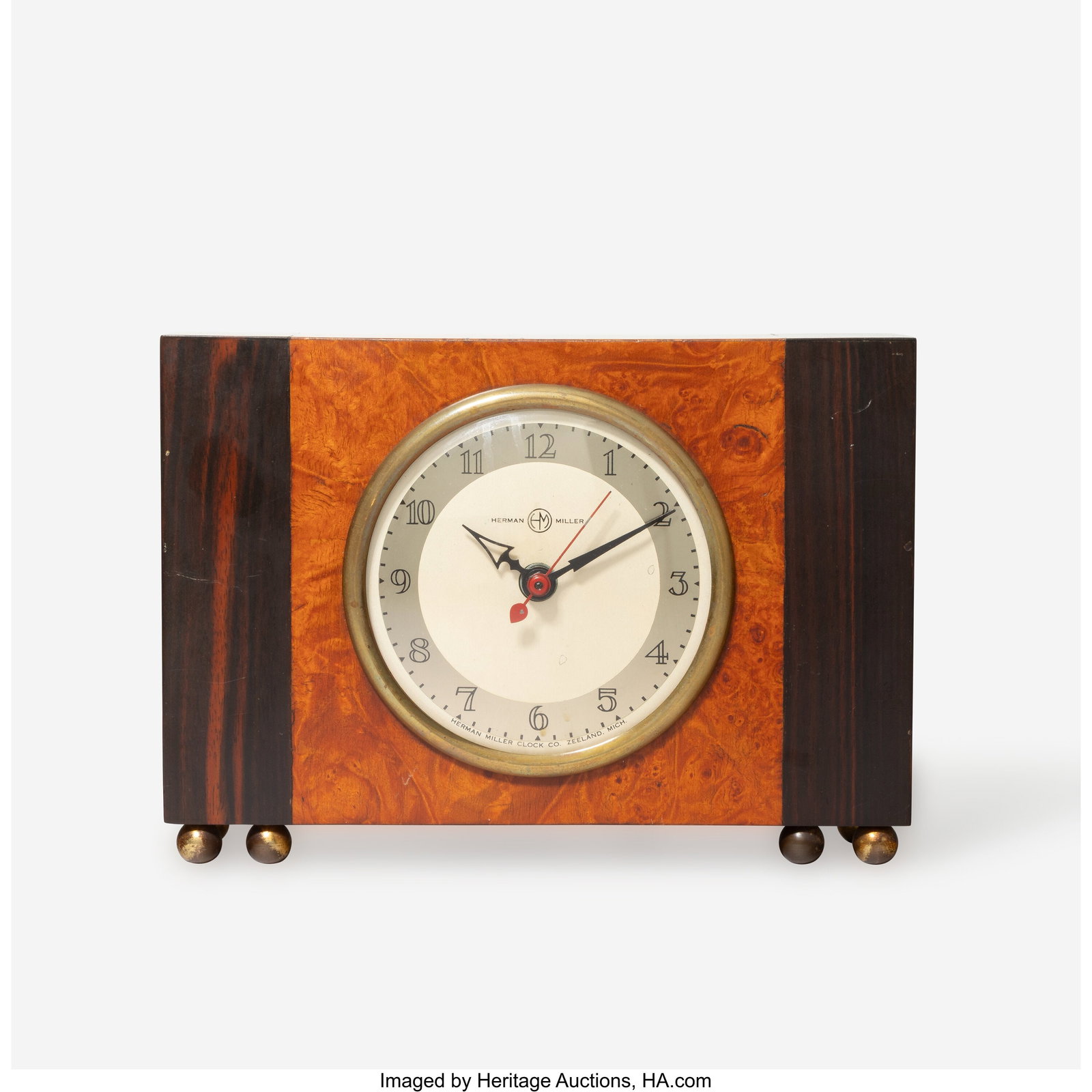 Attributed to Gilbert Rohde Table Clock, Model 4 (1 of 4)