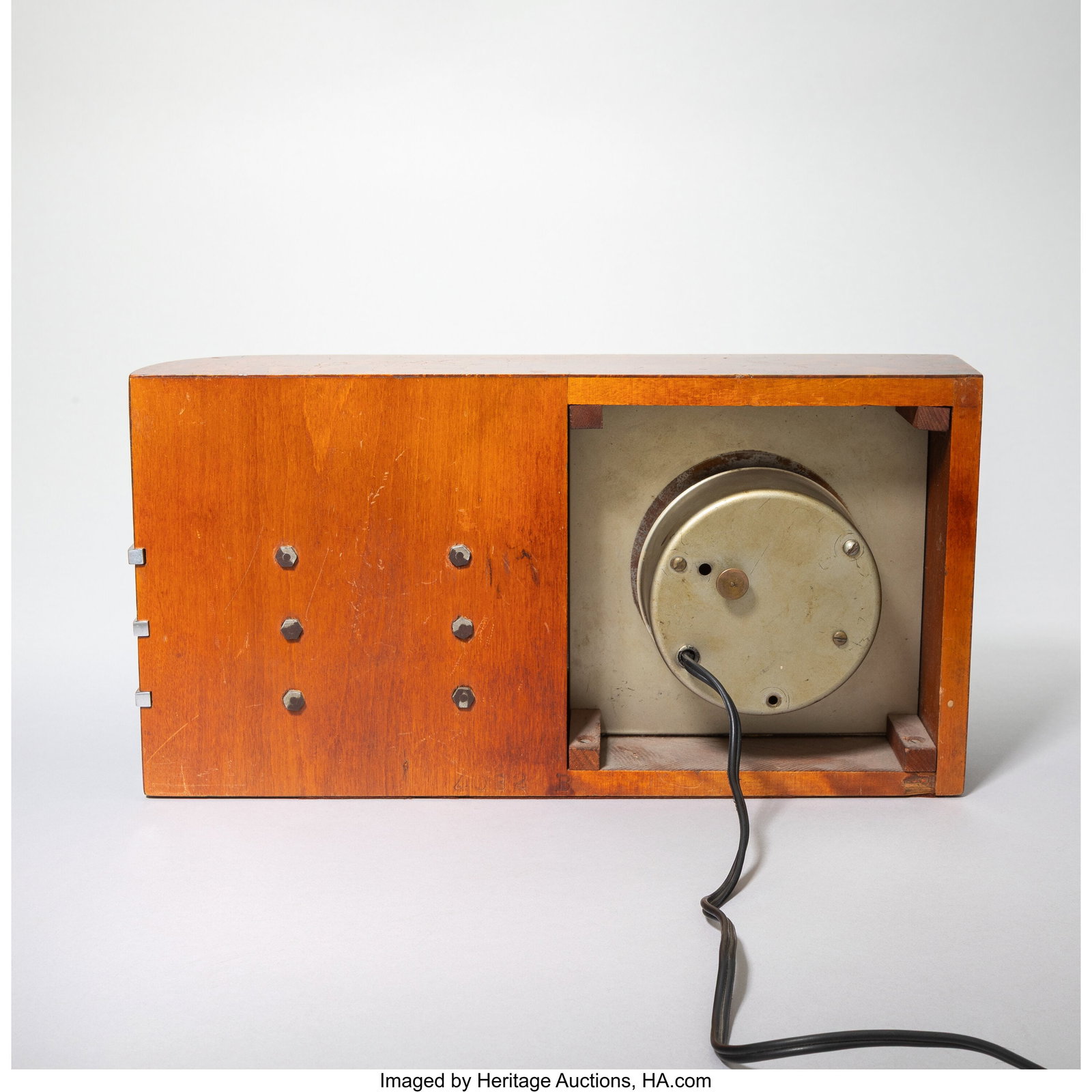 Gilbert Rohde Table Clock, Model 4082B, circa 19 - 3