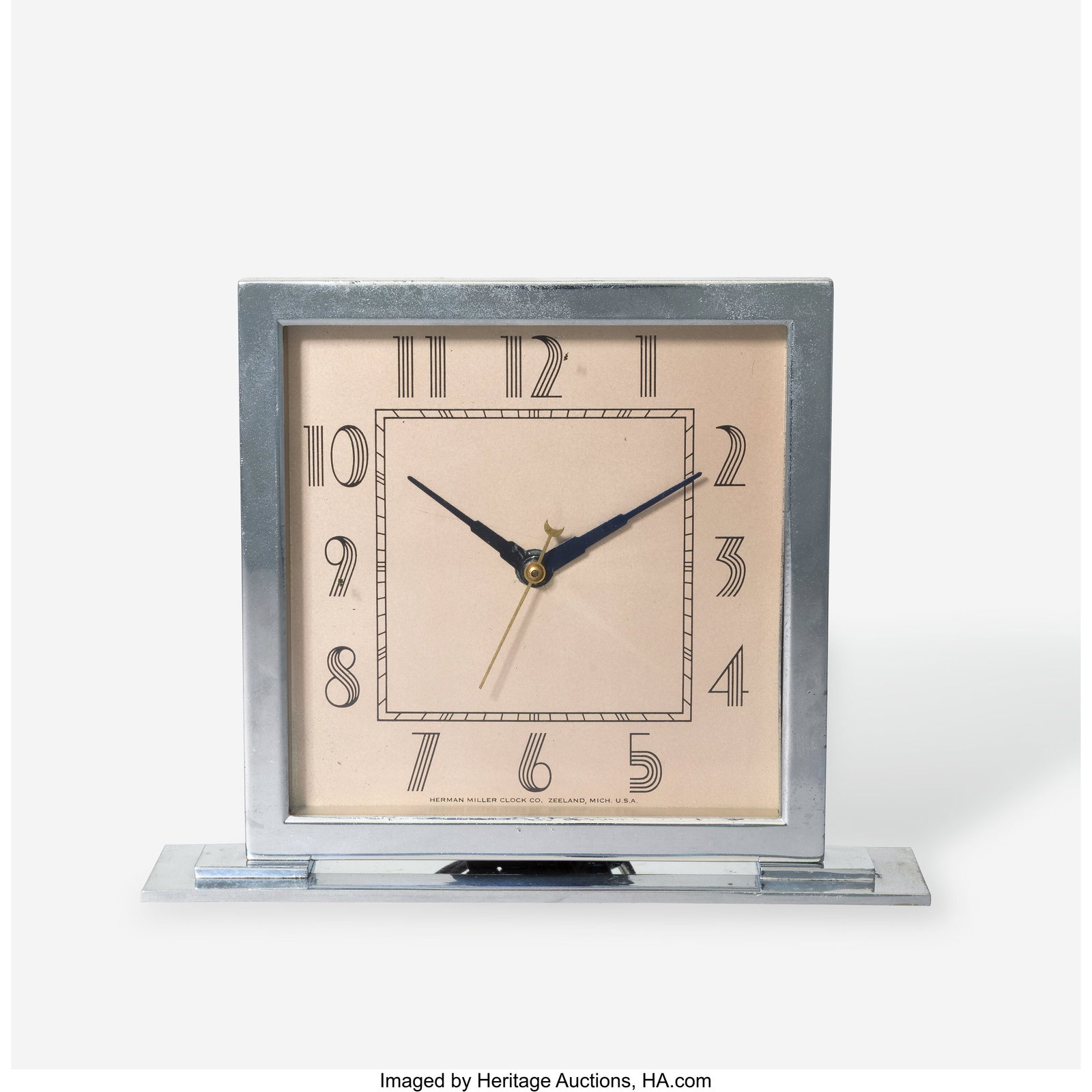 Gilbert Rohde Table Clock, circa 1935 Herman M (1 of 4)