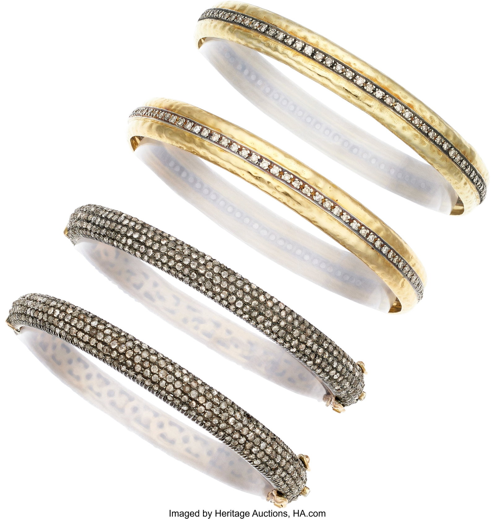 Diamond, Gold, Silver Bracelets Stones: Full-cu (1 of 1)