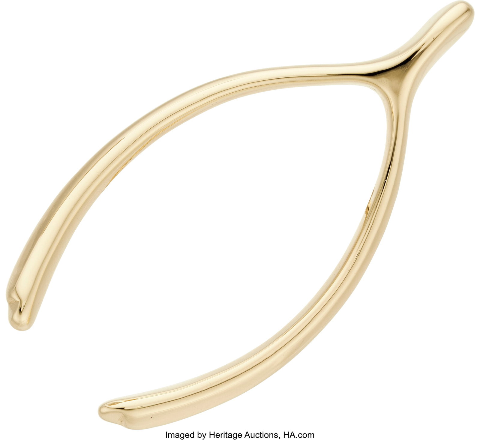 Tiffany & Co. Gold Brooch Metal: 14k gold Marke: Tiffany & Co. Gold Brooch Metal: 14k gold Marked: Tiffany Weight: 4.22 grams Dimensions: 1-9/16 inches x 3/4 inch Collection of an East Coast Renaissa