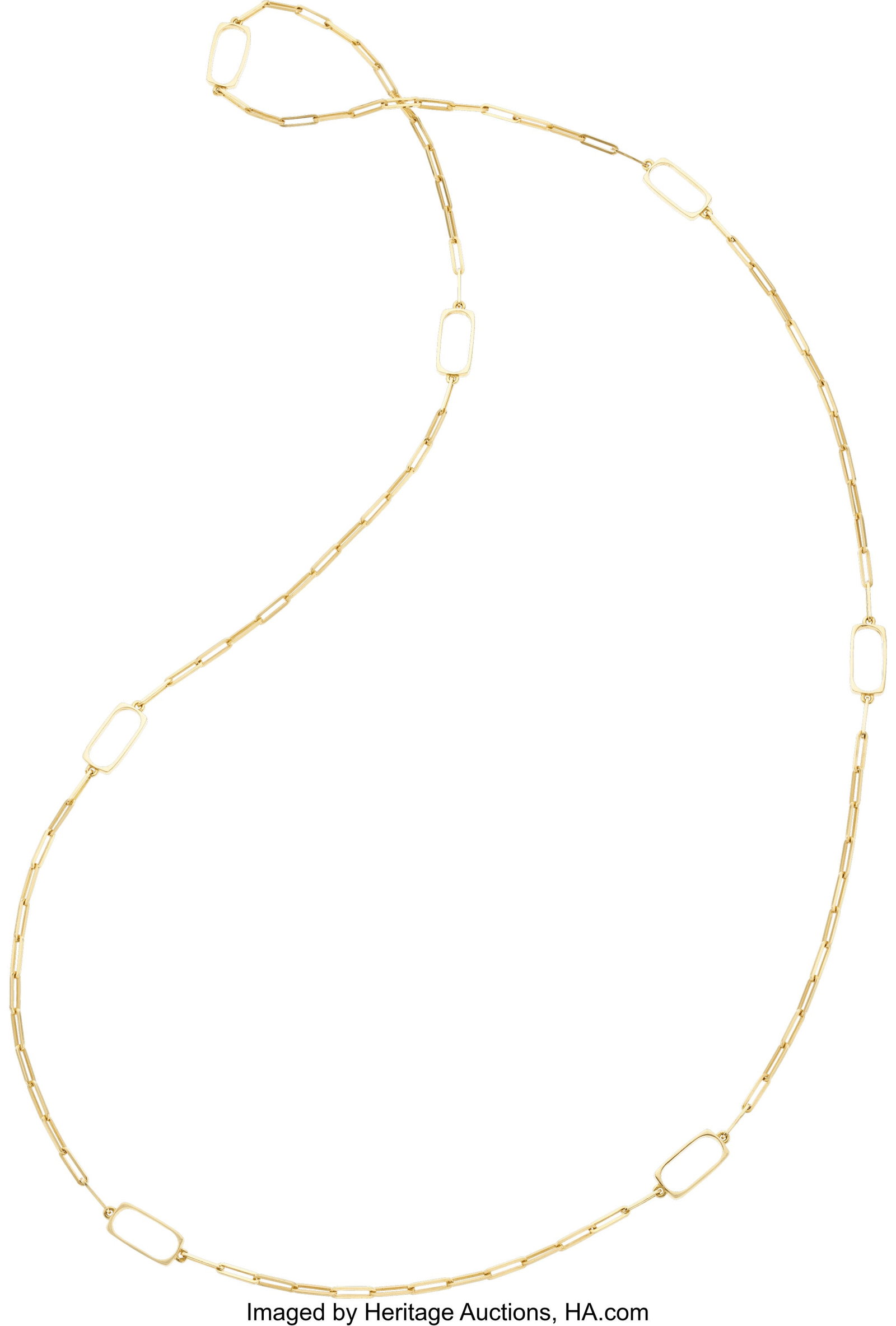 Dinh Van Gold Necklace, circa 1971 Metal: 18k g (1 of 2)